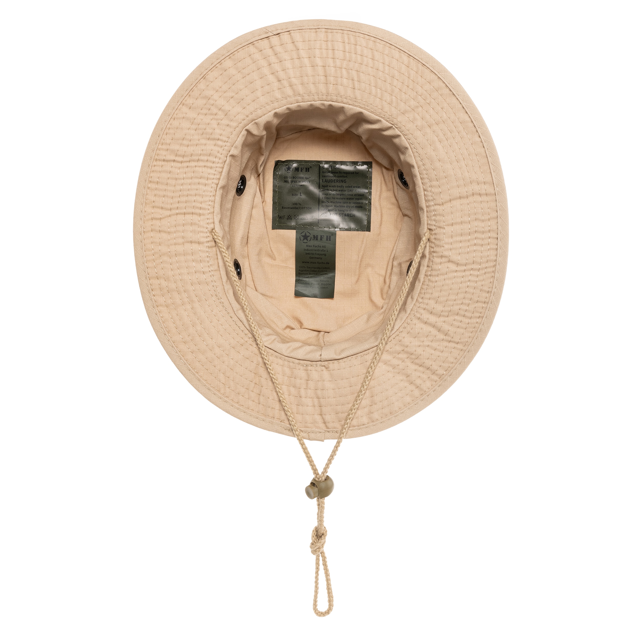 Капелюх MFH US GI Bush Hat Boonie Rip-Stop - Khaki