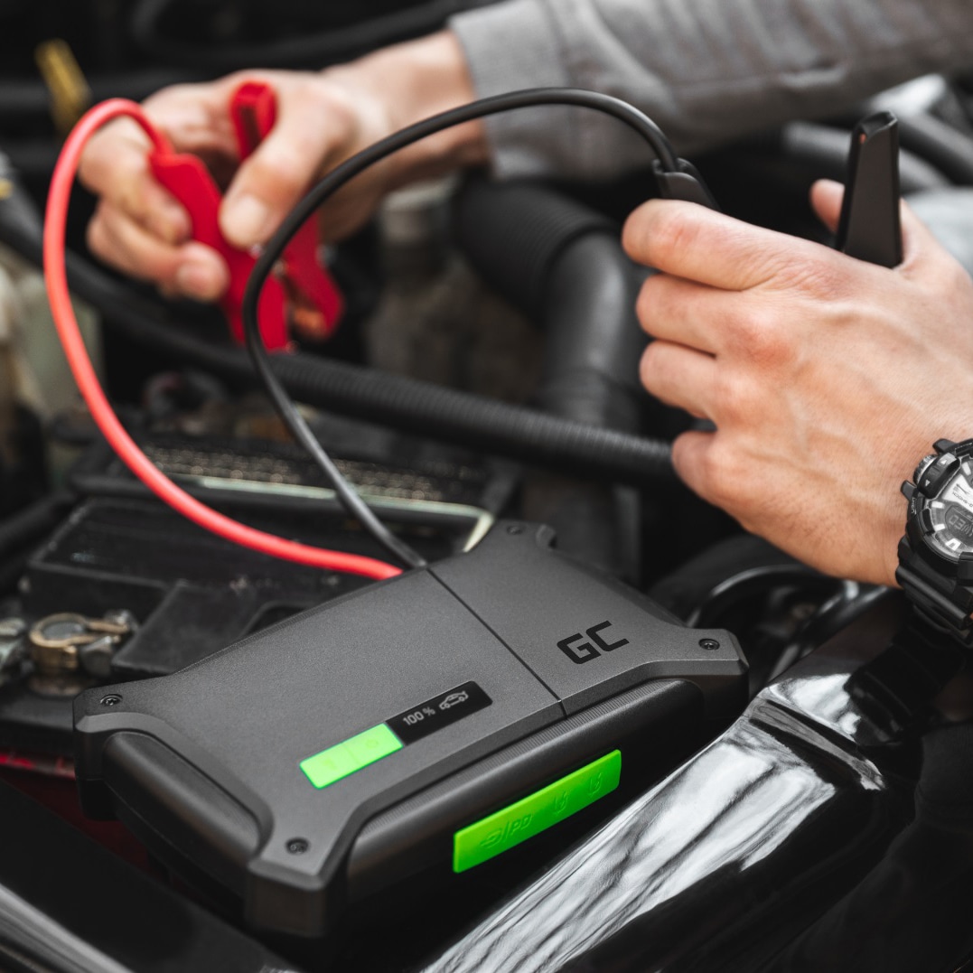 Повербанк Green Cell PowerBoost Car Jump Starter 16000 mAh з функцією випрямляча