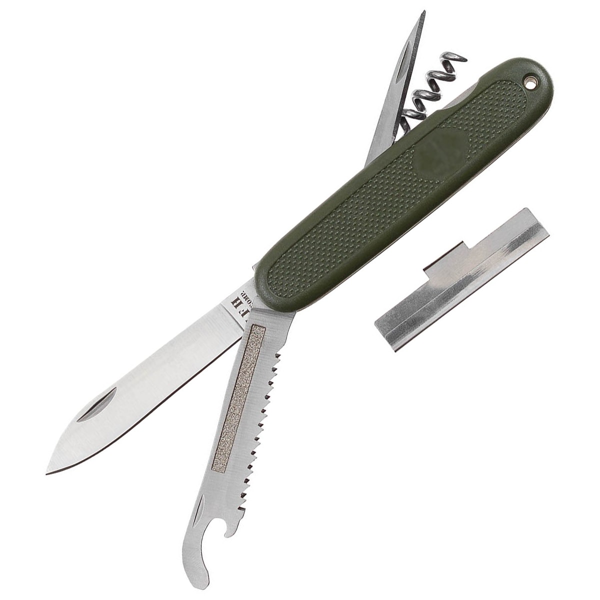 Багатофункціональний ніж MFH BW Pocket Knife - OD Green