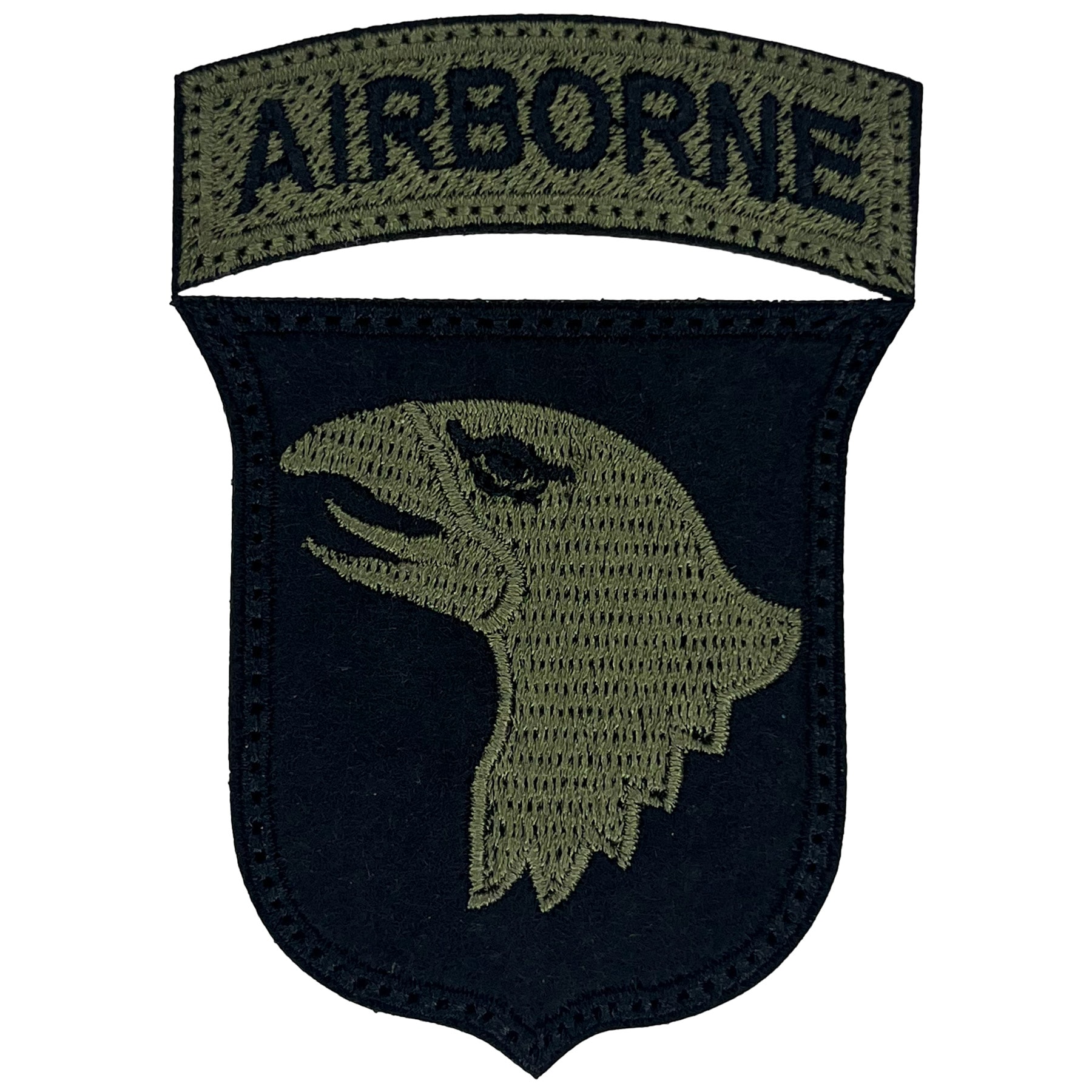 Нашивка AirBorne 90 x 60 мм - Green