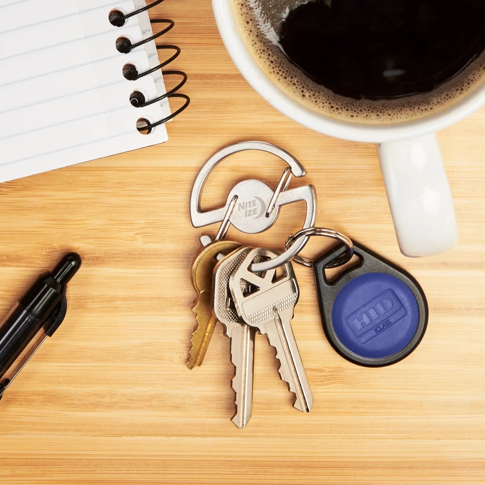 Карабін Nite Ize Medallion Key Carabiner - Silver