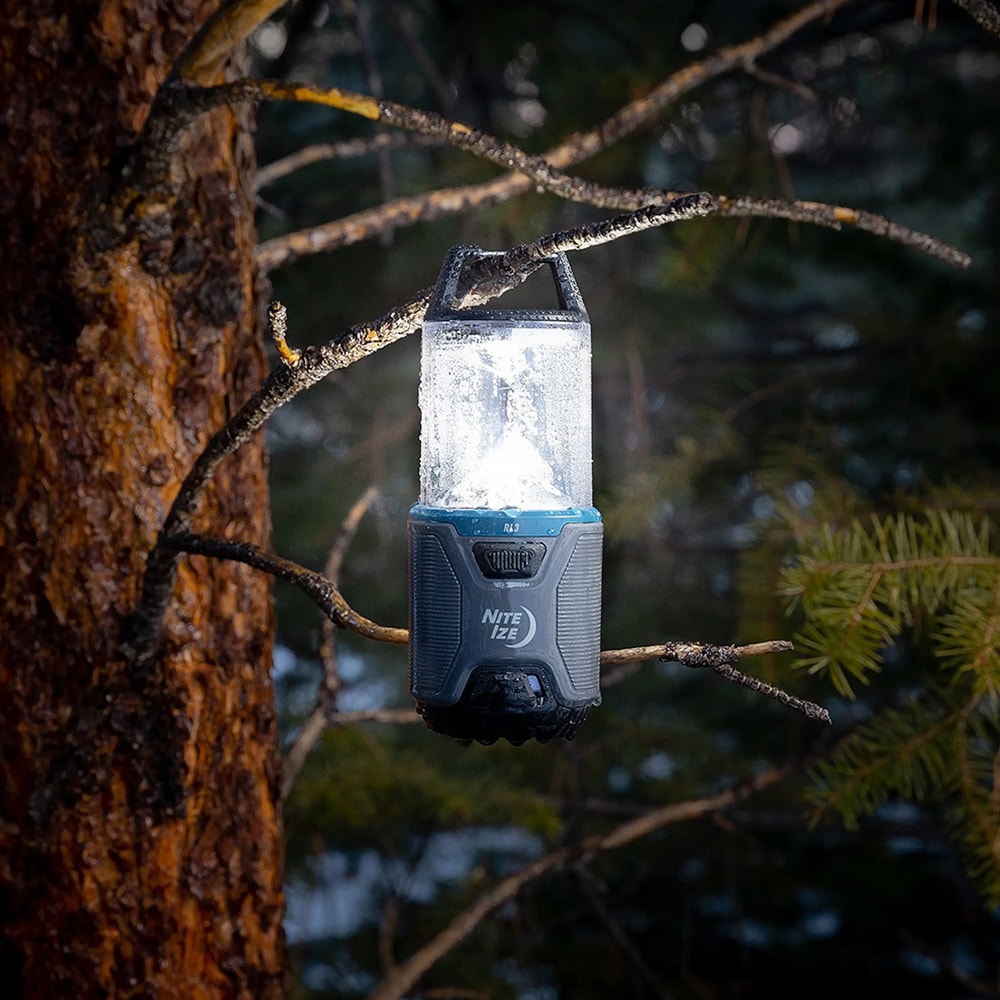 Кемпінгова лампа Nite Ize Radiant RL3 PowerSwitch Rechargeable Camping Light Gray/Blue - 500 люменів