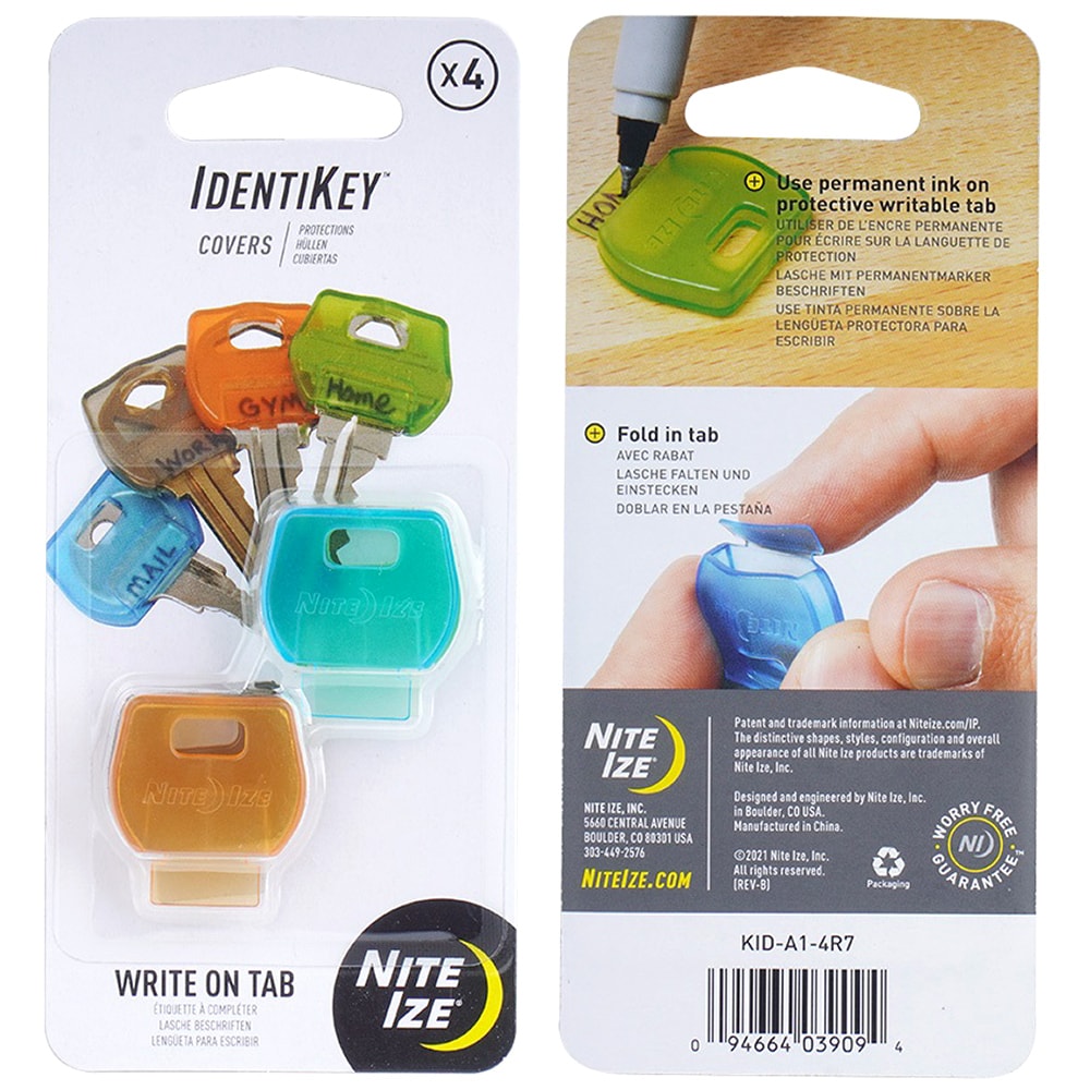 Накладки ідентифікаційні Nite Ize IdentiKey Covers для ключів - 4 шт.