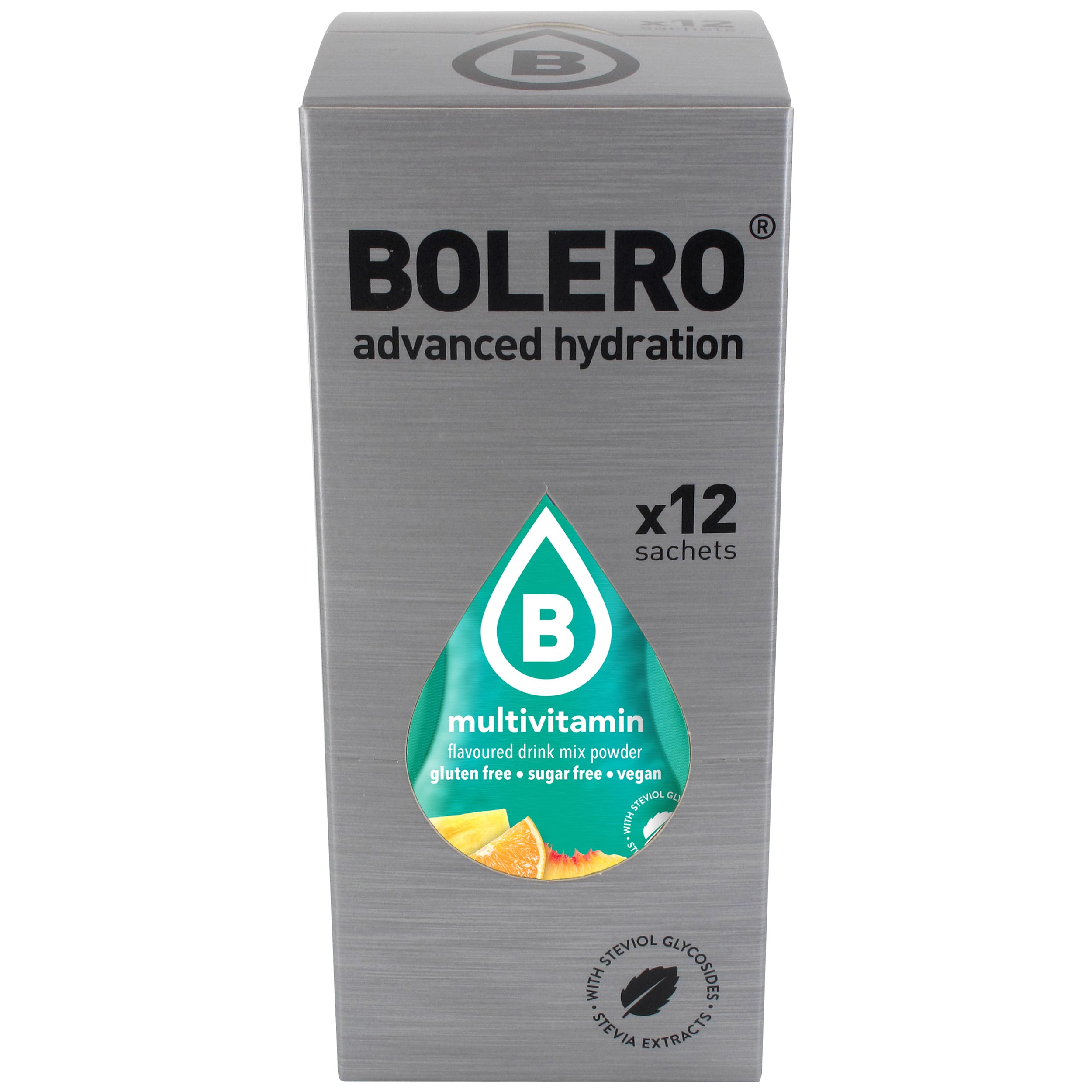 Порошковий напій Bolero Multivitamin зі стевією 9 г - 12 шт.