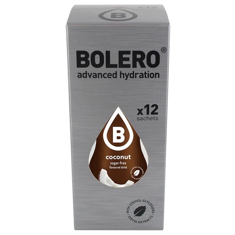 Порошковий напій Bolero Coconut зі стевією 3 г - 12 шт.