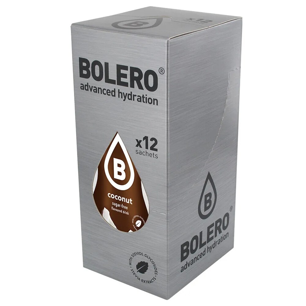 Порошковий напій Bolero Coconut зі стевією 3 г - 12 шт.