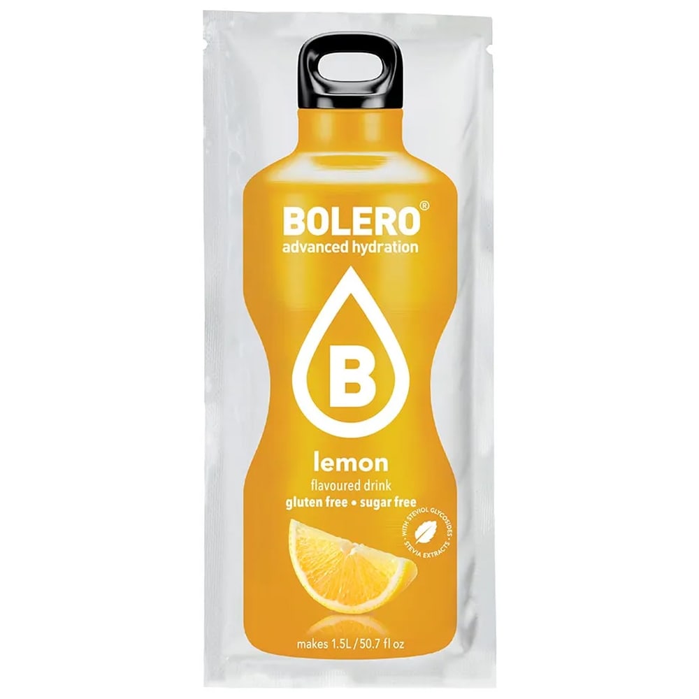 Порошковий напій Bolero Lemon зі стевією 9 г