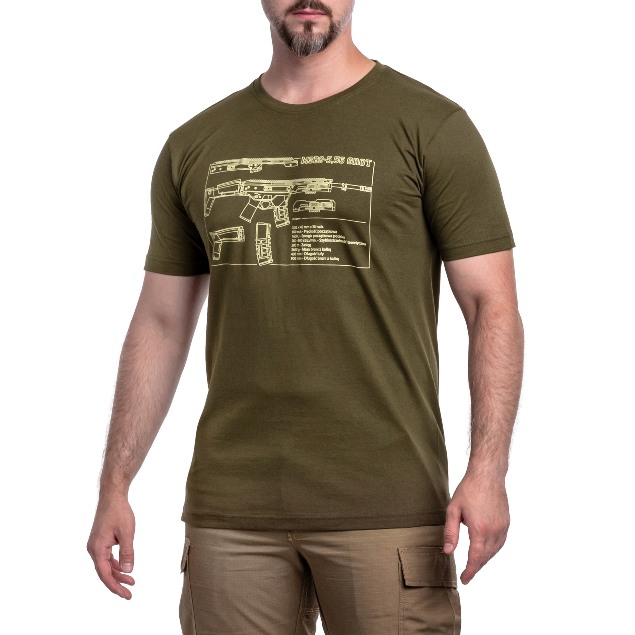 Футболка T-shirt Grot - Olive