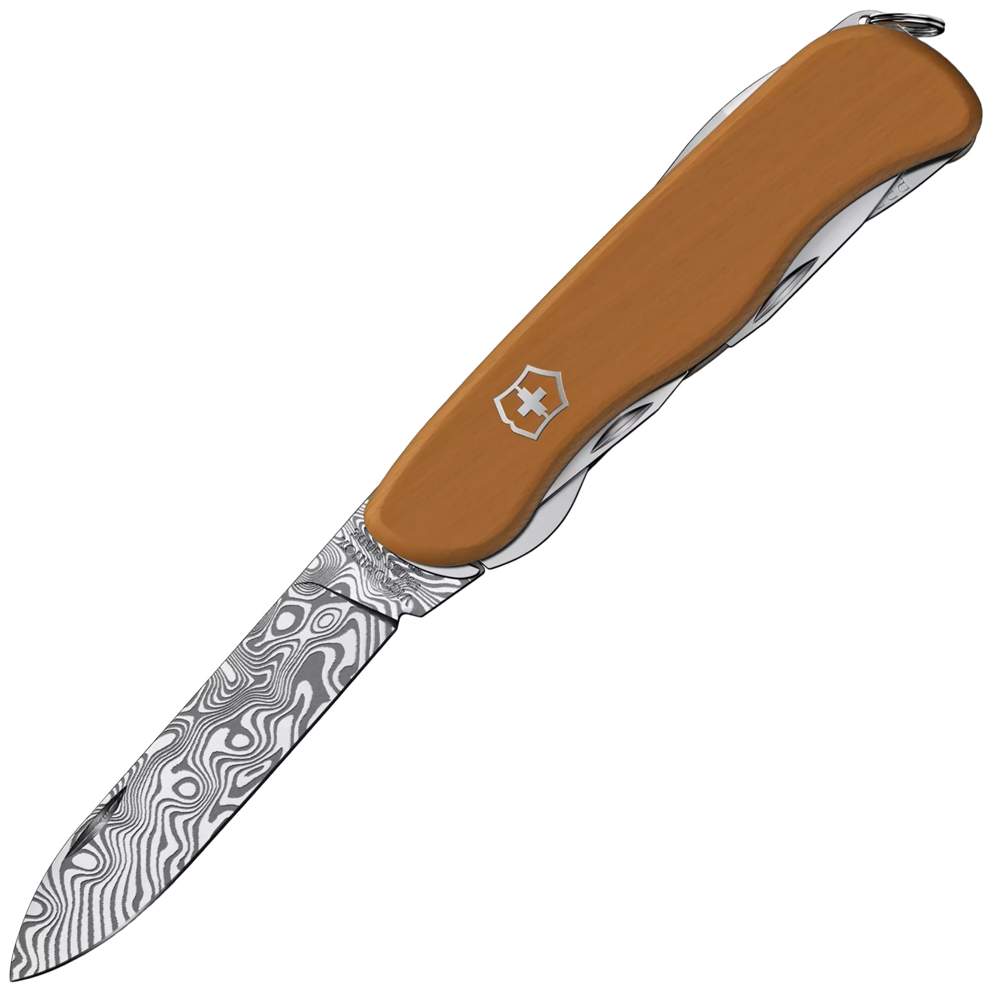 Багатофункціональний ніж Victorinox Damast Special Picknicker Limited Edition 2022 - Brown