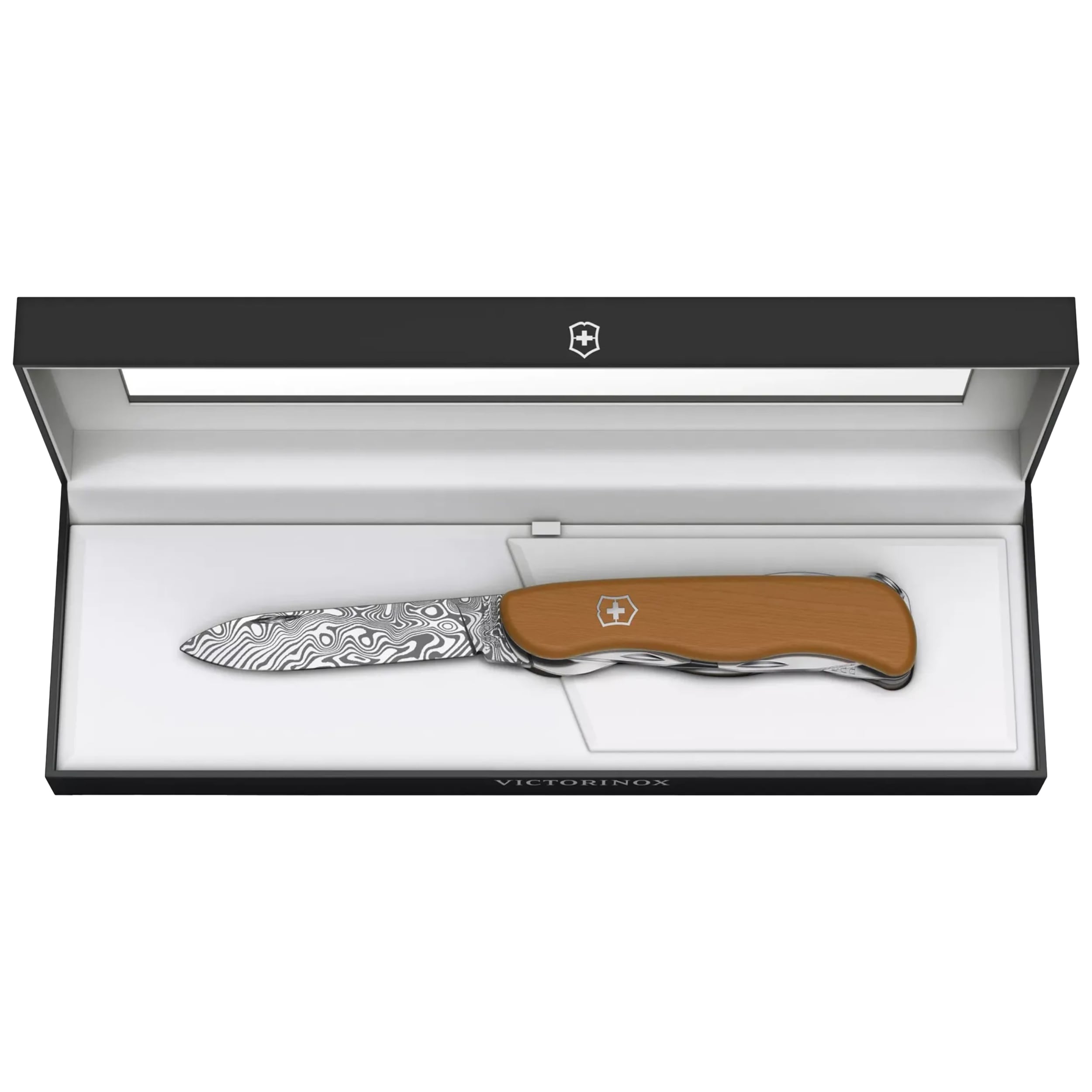 Багатофункціональний ніж Victorinox Damast Special Picknicker Limited Edition 2022 - Brown