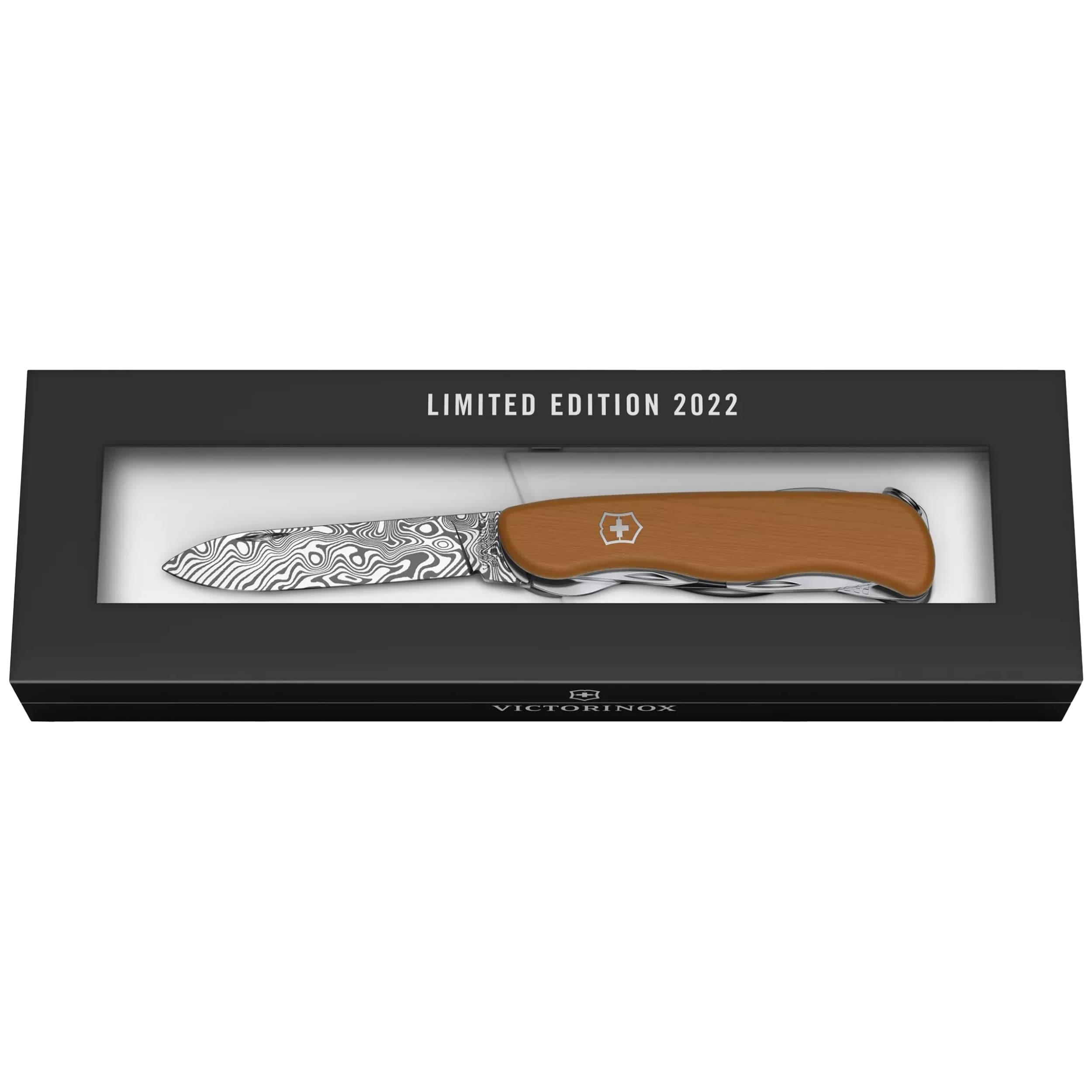 Багатофункціональний ніж Victorinox Damast Special Picknicker Limited Edition 2022 - Brown