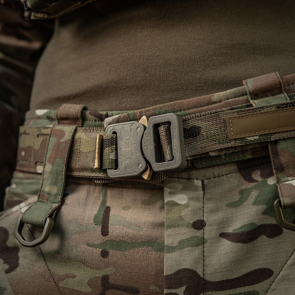 Тактичний ремінь M-Tac Cobra Buckle Belt Laser Cut - MultiCam