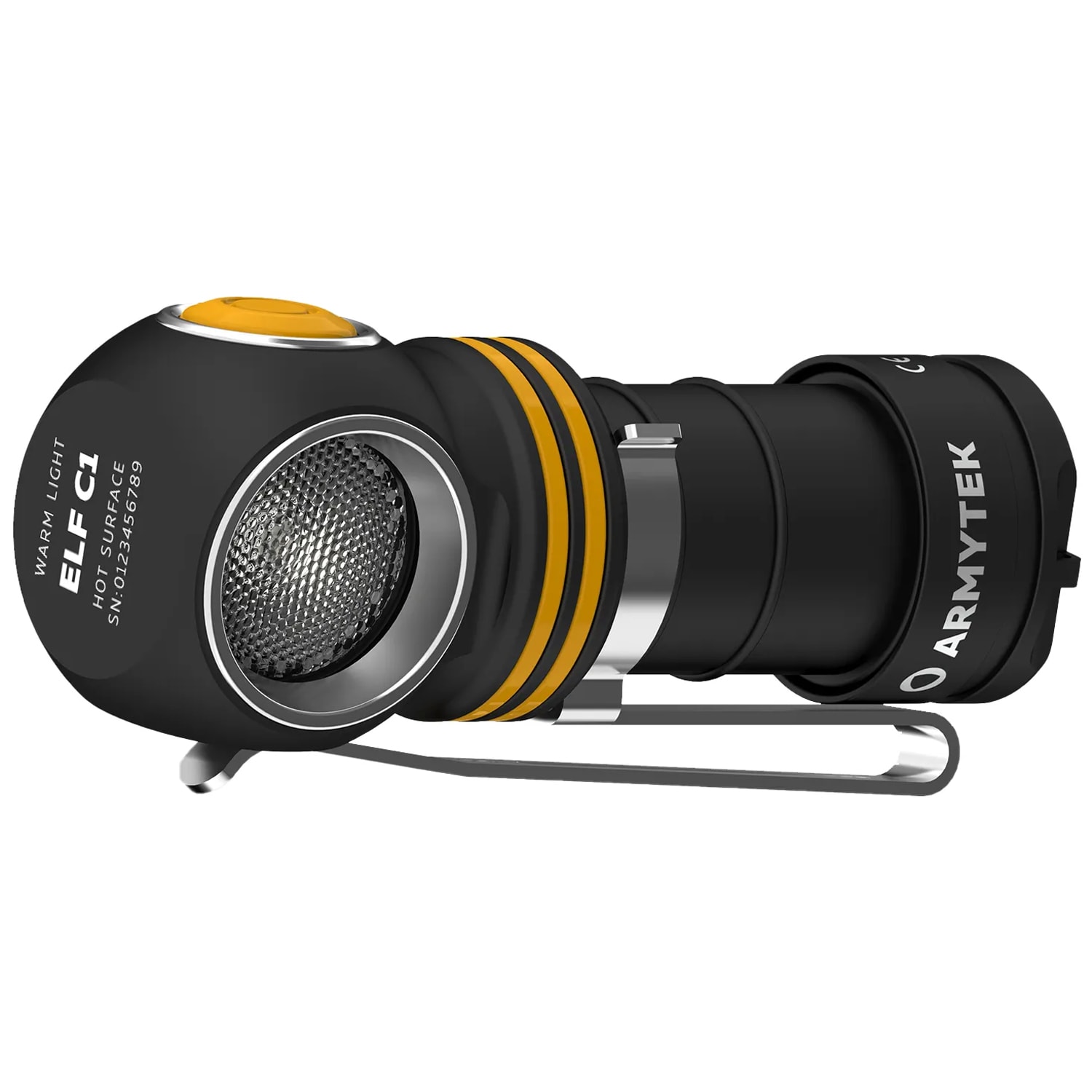 Кутовий налобний ліхтарик Armytek Elf C1 USB Warm - 930 люменів