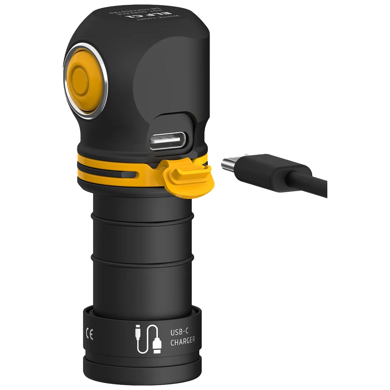 Кутовий налобний ліхтарик Armytek Elf C1 USB Warm - 930 люменів