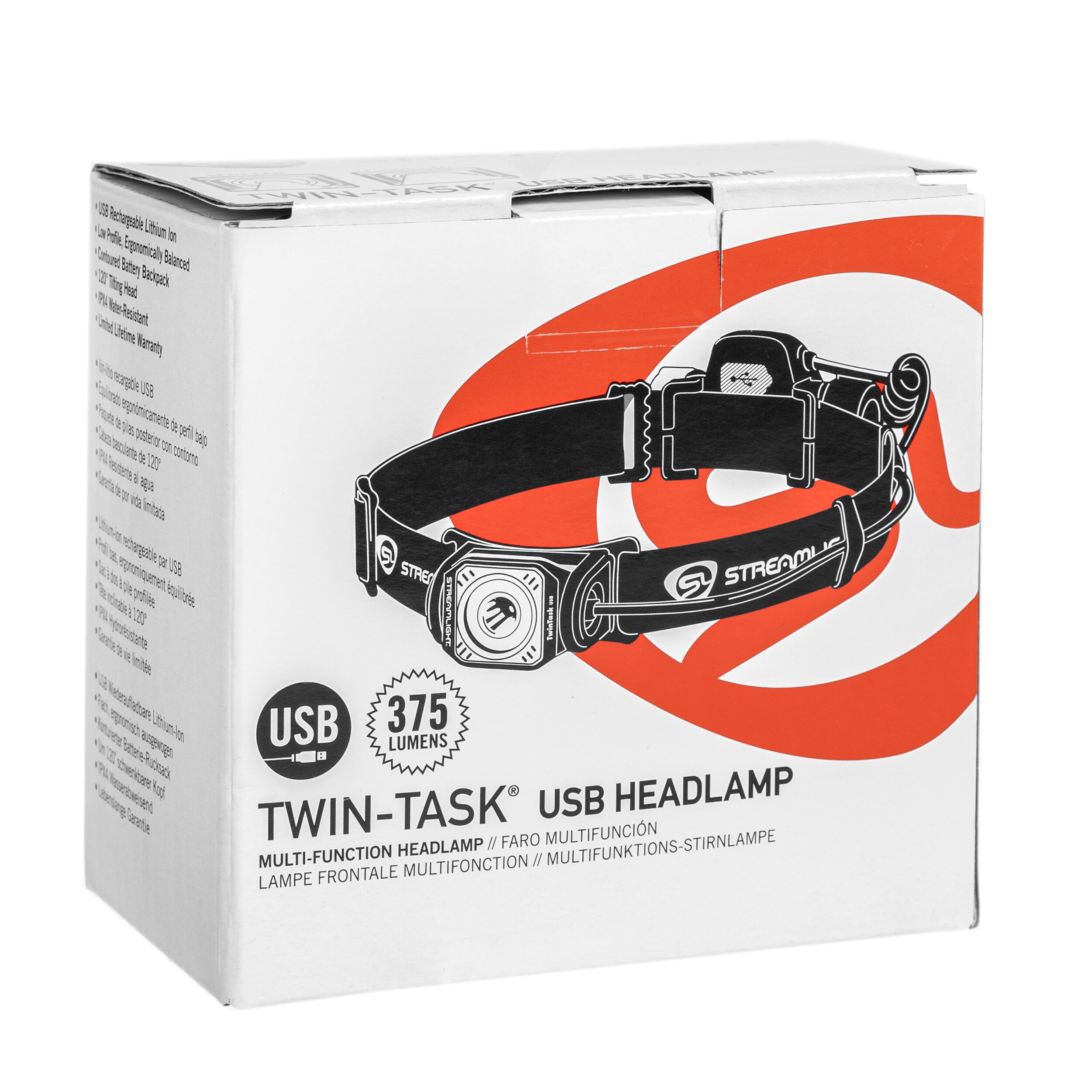 Налобний ліхтарик Streamlight Twin-Task USB - 375 люменів