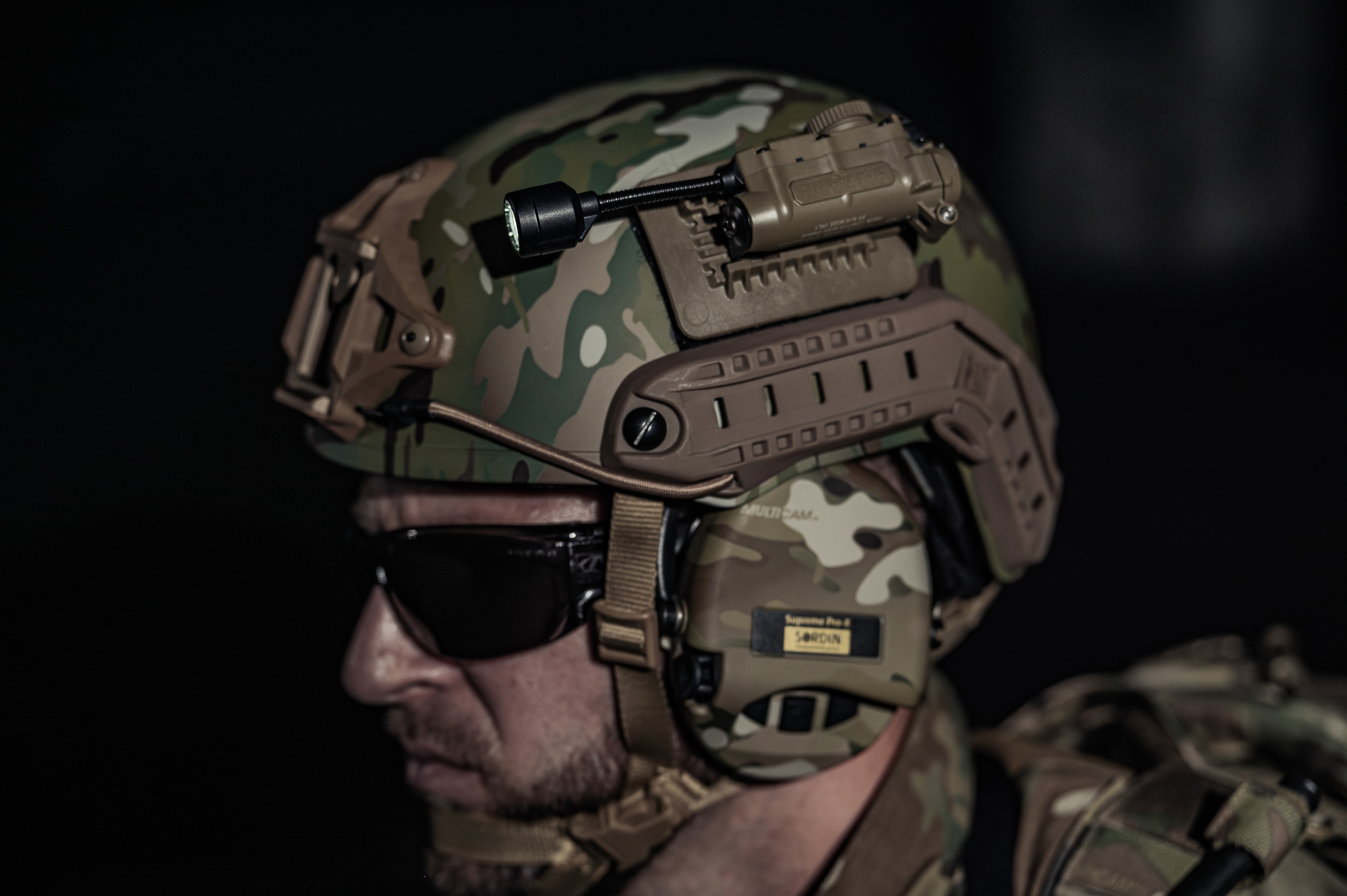 Ліхтарик на шолом Streamlight Sidewinder Stalk Helmet Clips Arc Rail Mount Coyote - 76 люменів