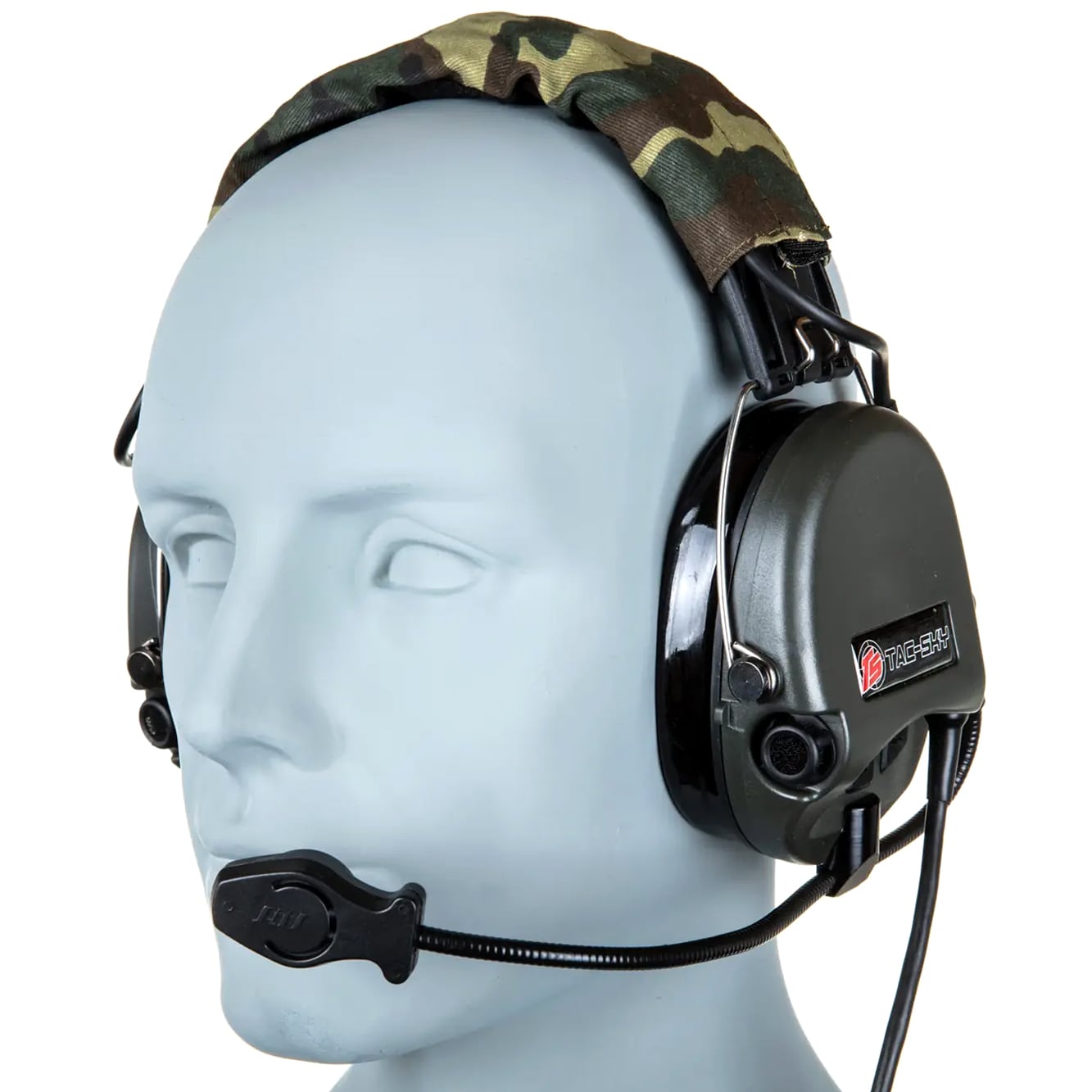 Захисні активні навушники Tac-Sky WYS0145 Noise Reduction Headset - Foliage Green