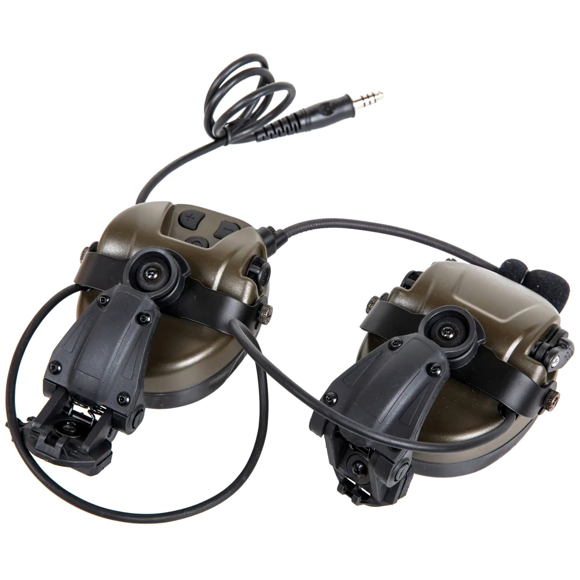 Тактичні навушники Tac-Sky WYH303 з кріпленням на шоломи ARC - Foliage Green