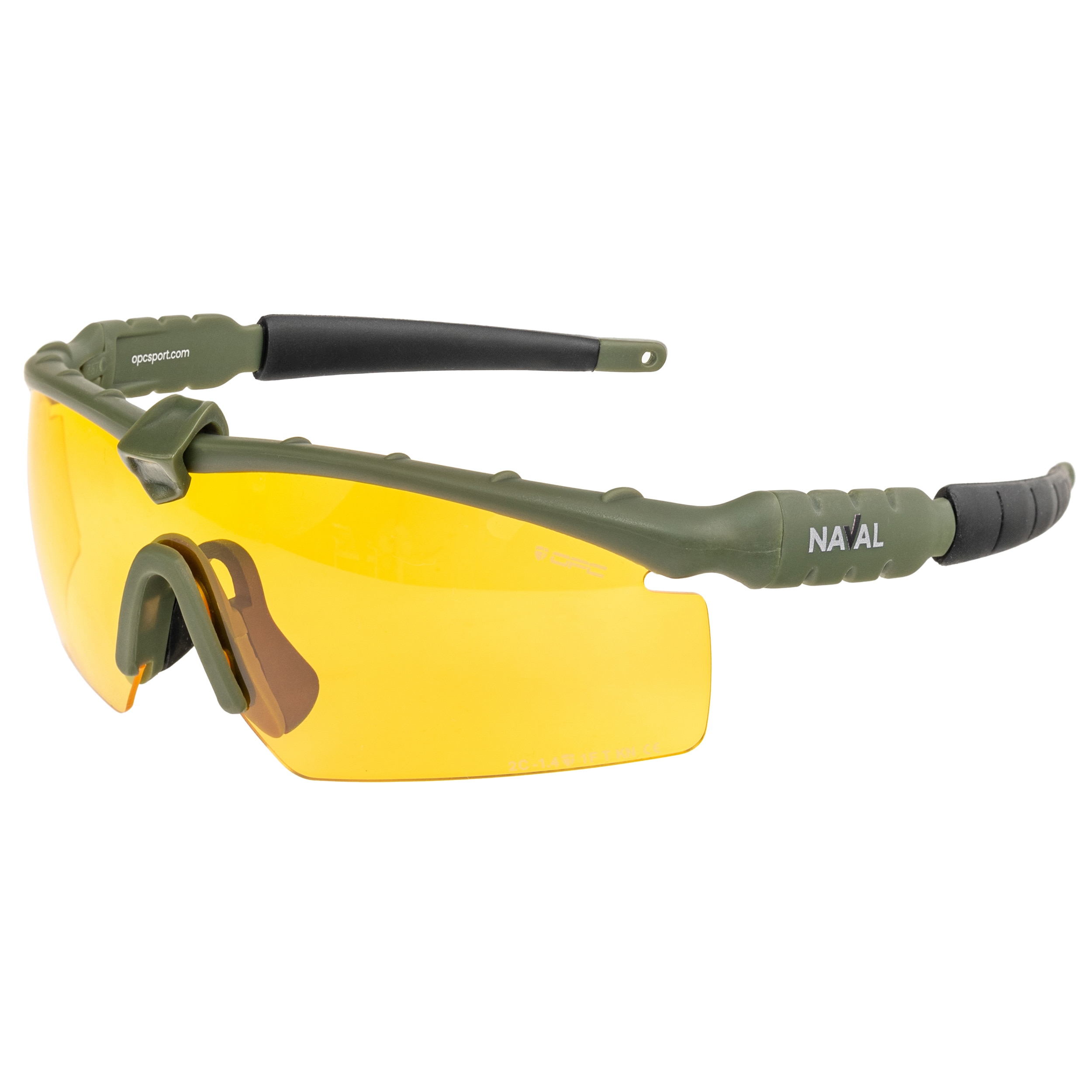 Тактичні окуляри OPC Tactic Naval Set - Matt Green/Smoke/Yellow