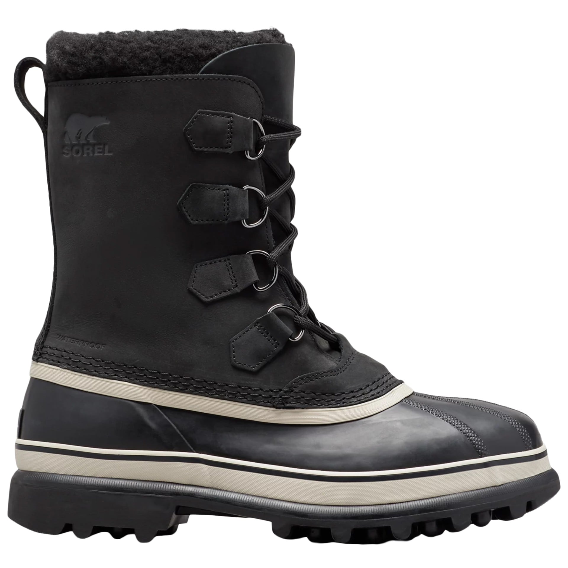 Снігові черевики Sorel Caribou WP - Black/Dark Stone