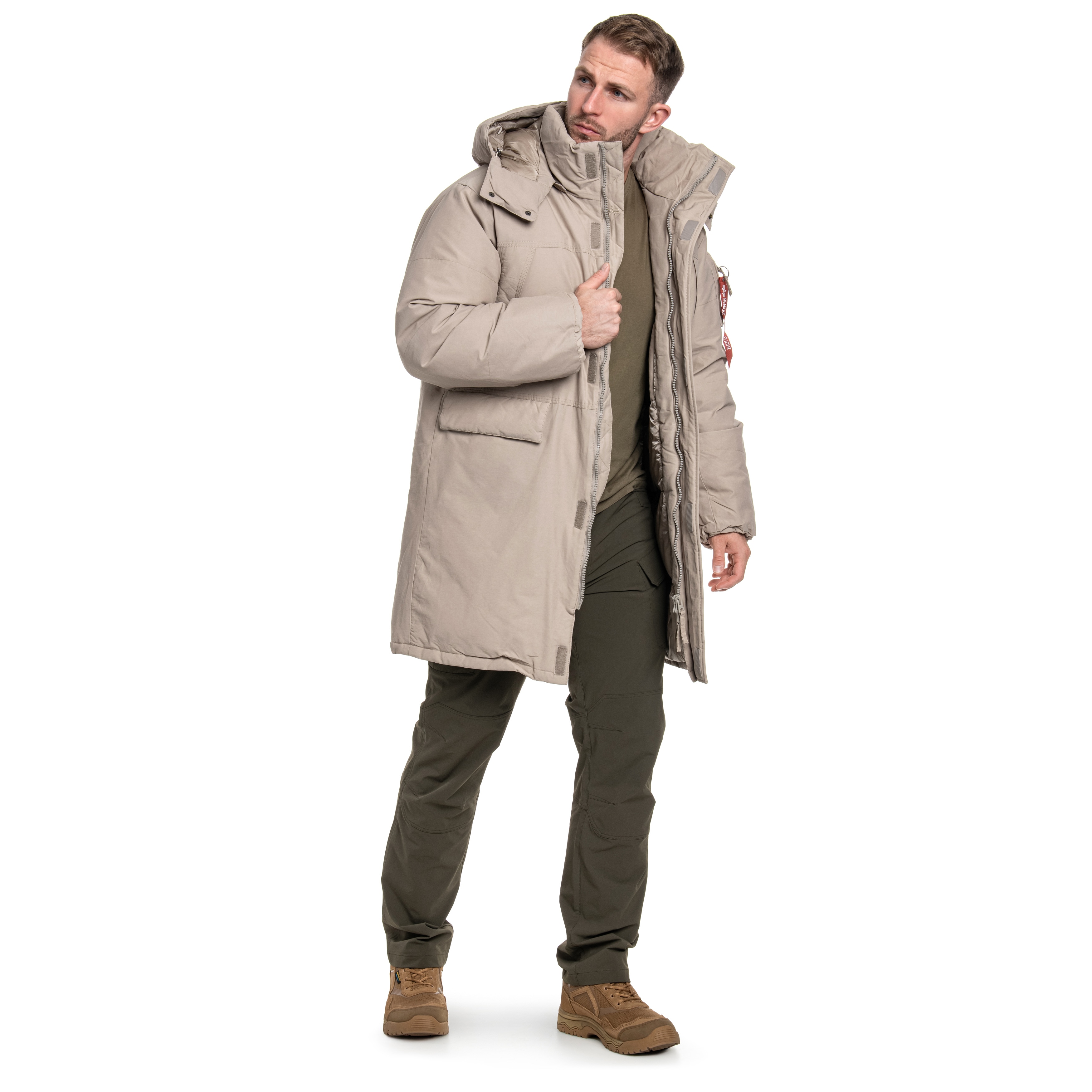 Куртка Alpha Industries Puffer Парка - Vintage Sand