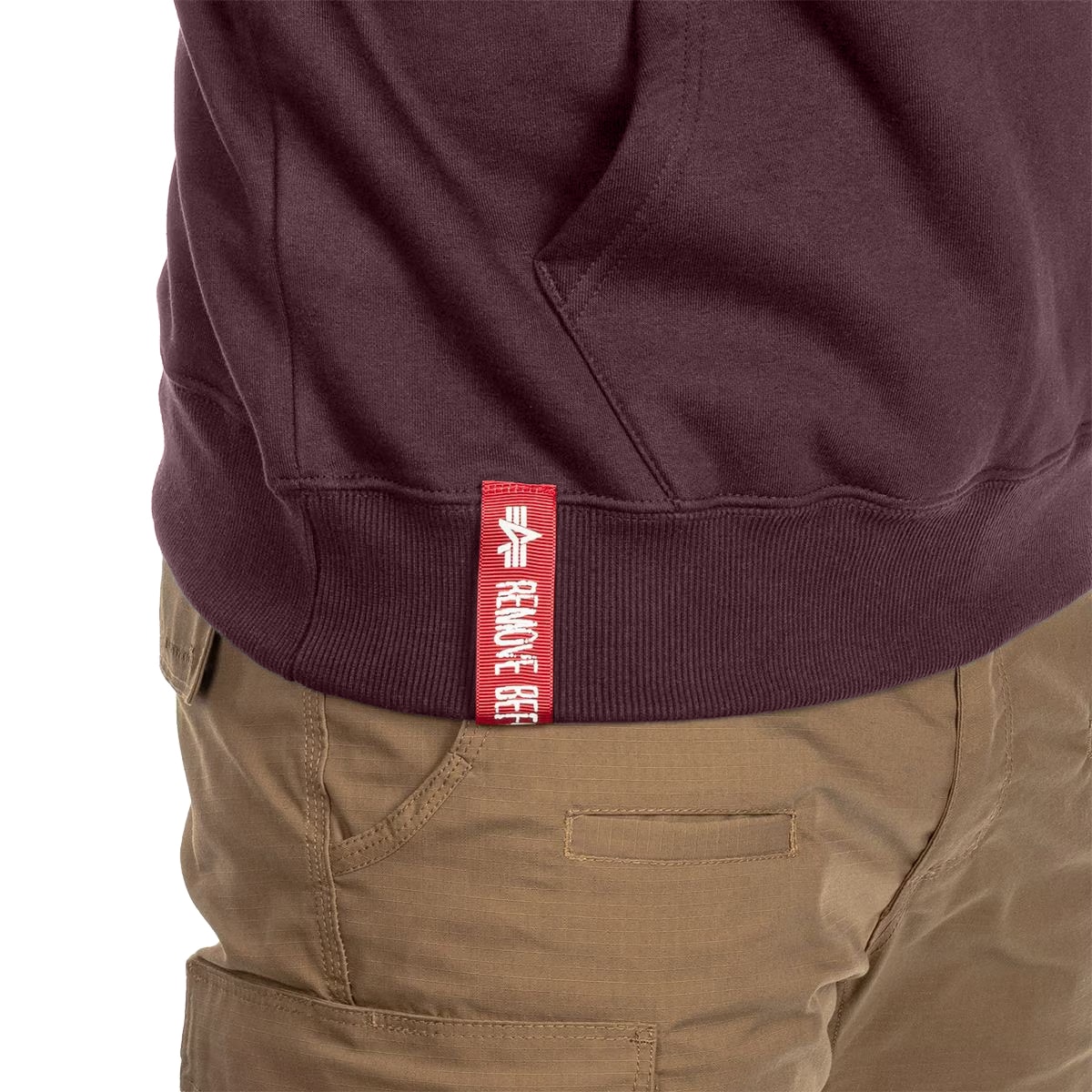 Кофта Alpha Industries Basic Hoody - Deep Maroon