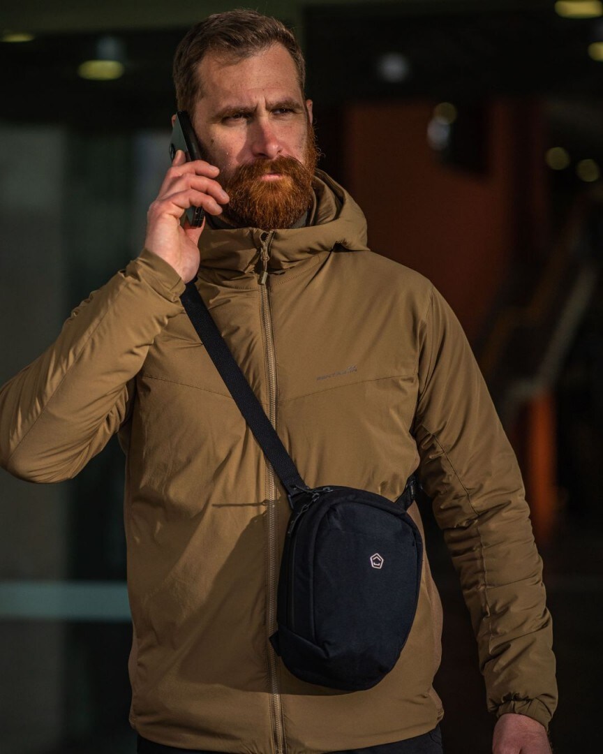 Сумка через плече Pentagon Sling Pouch 3 л - Black
