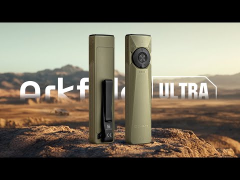 Ліхтарик з лазерним покажчиком Olight Arkfeld Ultra UV Cool White OD Green - 1400 люменів