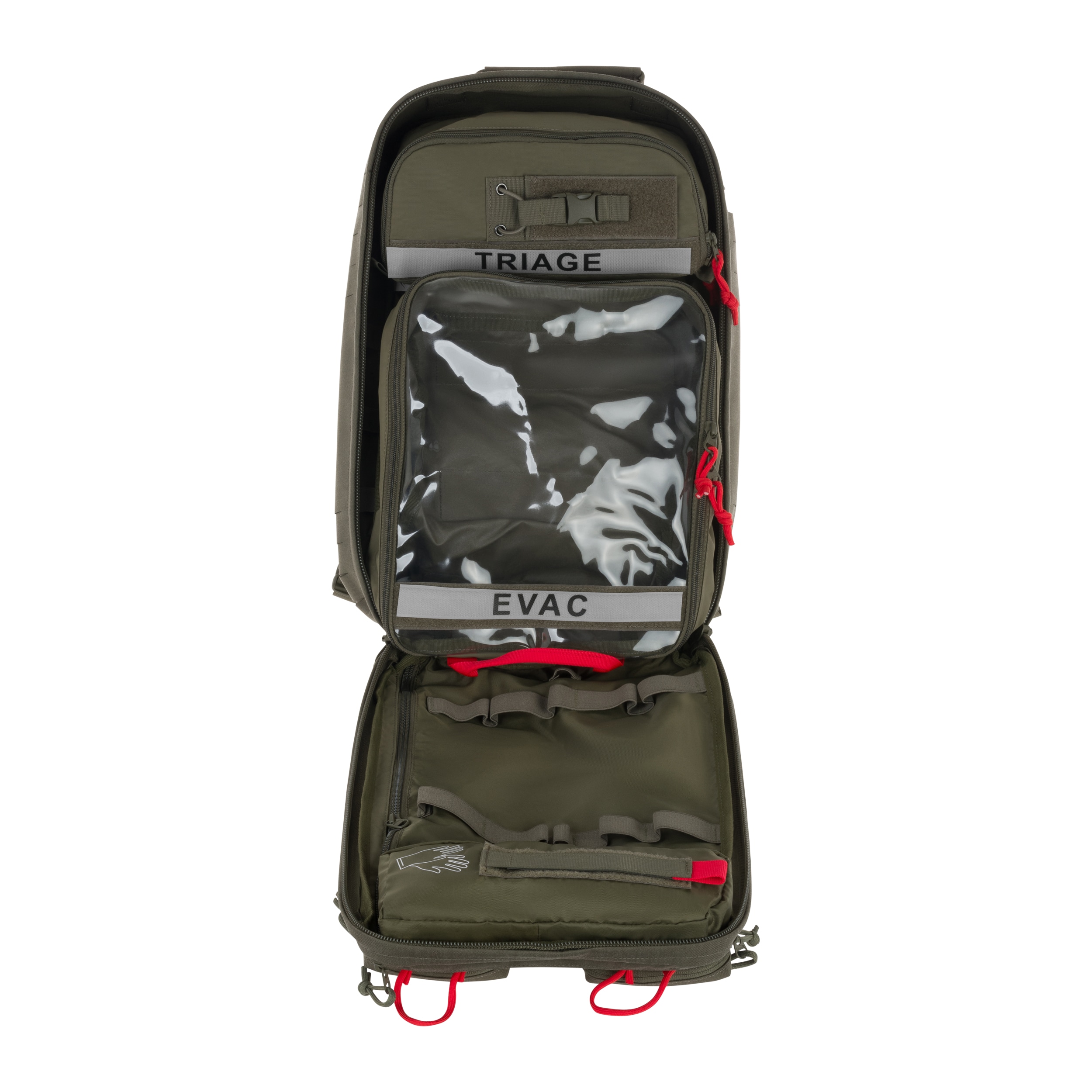 Медичний рюкзак Tasmanian Tiger Medic Mascal Pack IRR 19 л - Stone Grey Olive