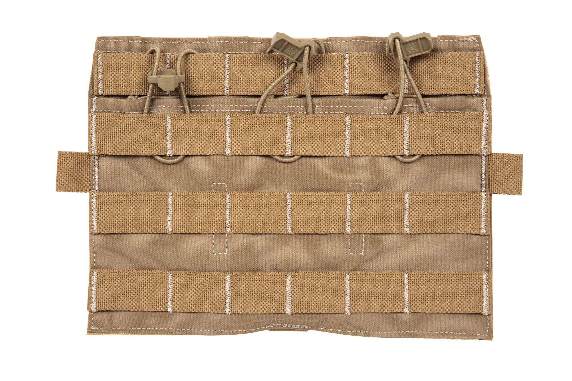 Панель Ape Force Gear Flat з потрійним підсумком для магазинів - Coyote Brown