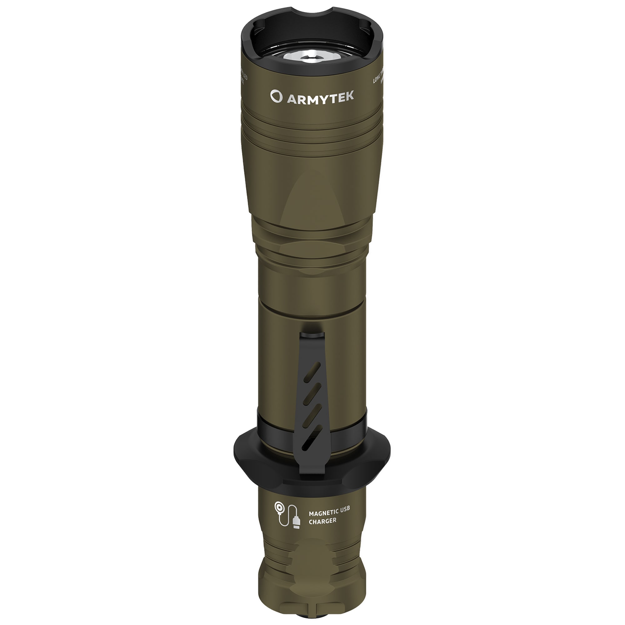 Ліхтарик Armytek Dobermann Pro Magnet USB Warm Olive - 1400 люменів