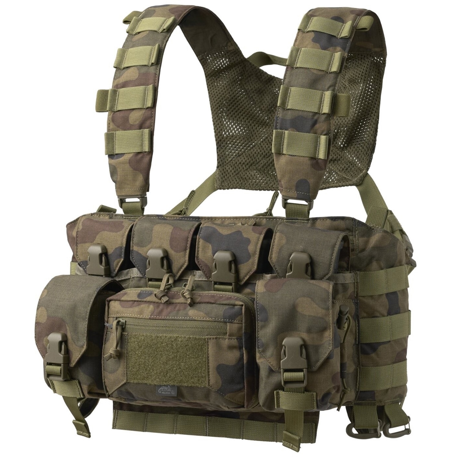 Ремінно-плечова система Helikon Guardian Recce Chest Rig - PL Woodland