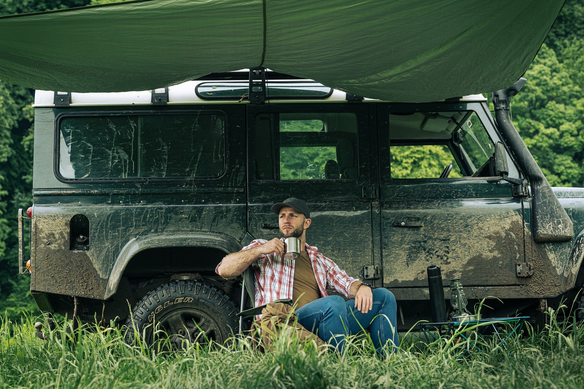 Тент Pentagon Wild Tarp 3x3 м - RAL 7013