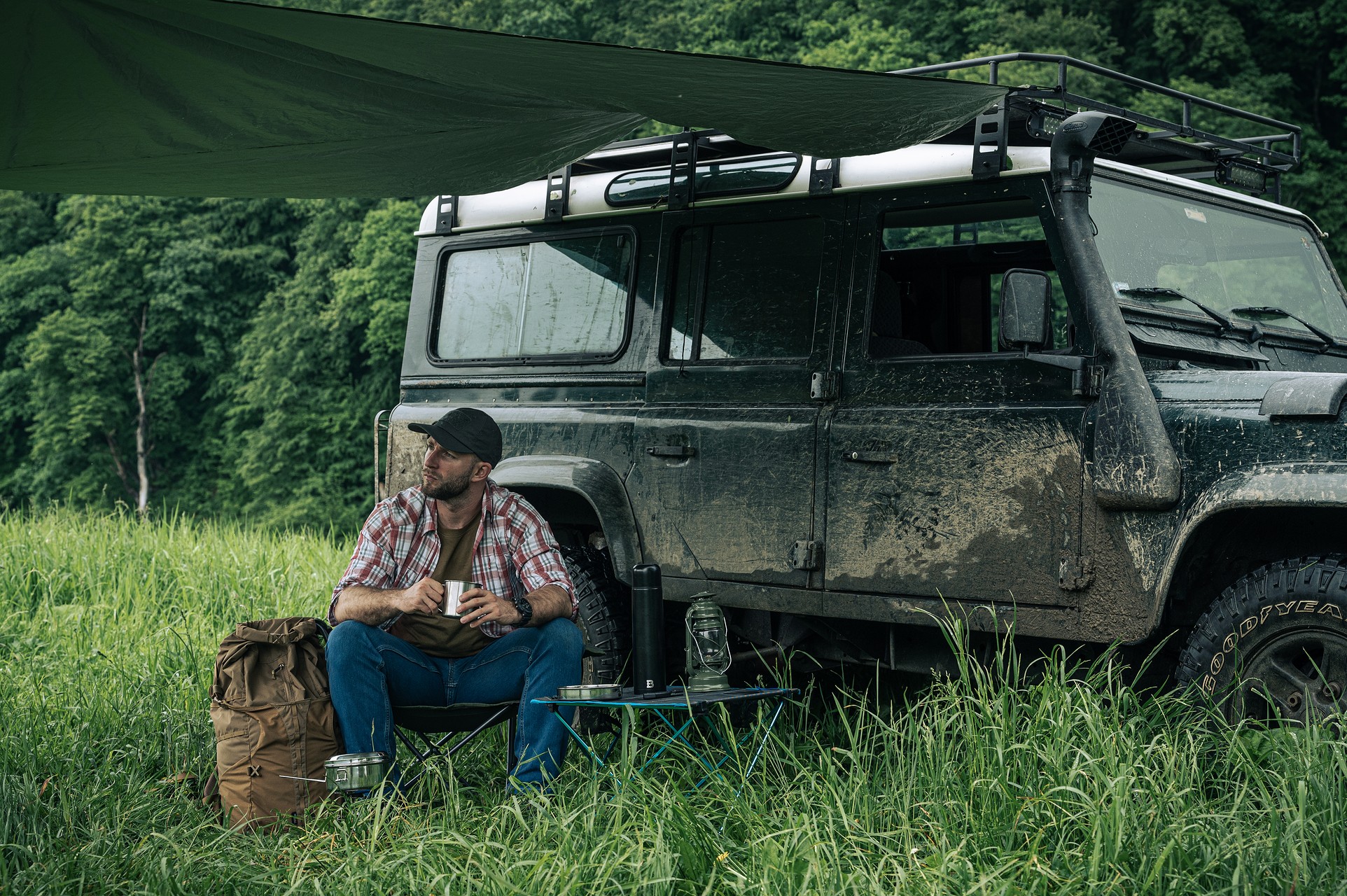 Тент Pentagon Wild Tarp 3x3 м - RAL 7013