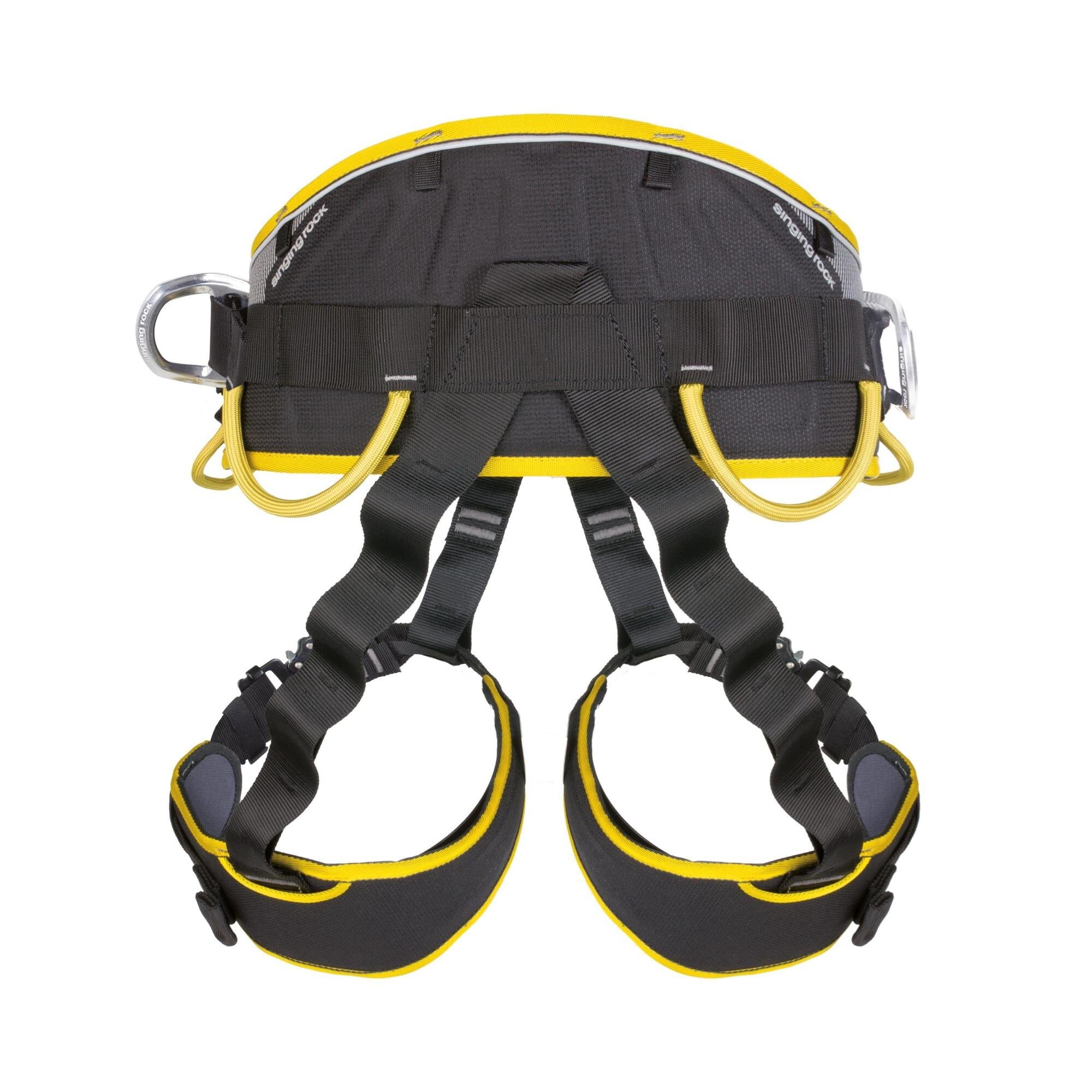 Стропа для роботи на висоті Singing Rock Sit Worker 3D Speed - Black/Yellow
