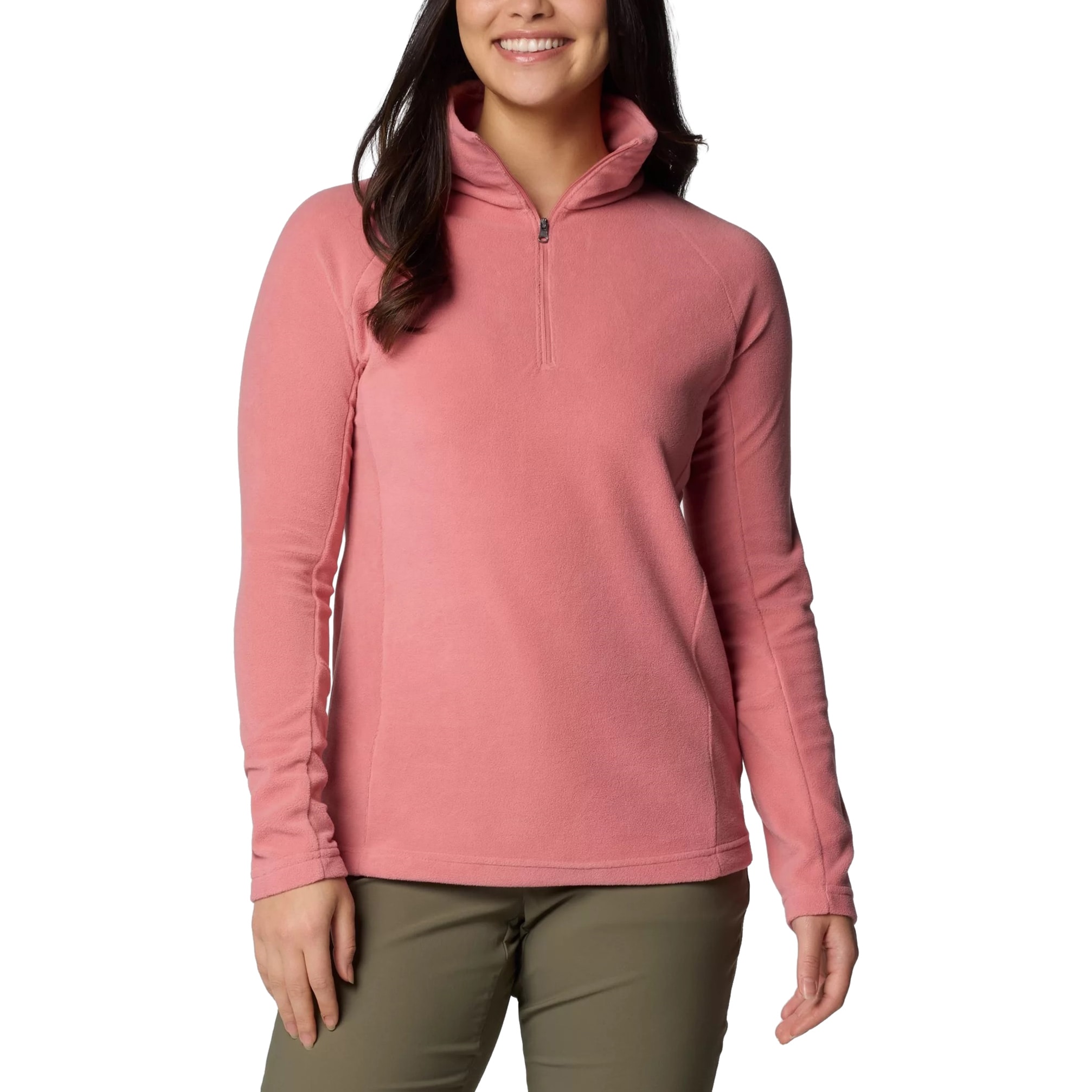 Жіноча флісова кофта Columbia Glacial IV Half Zip - Pink Agave