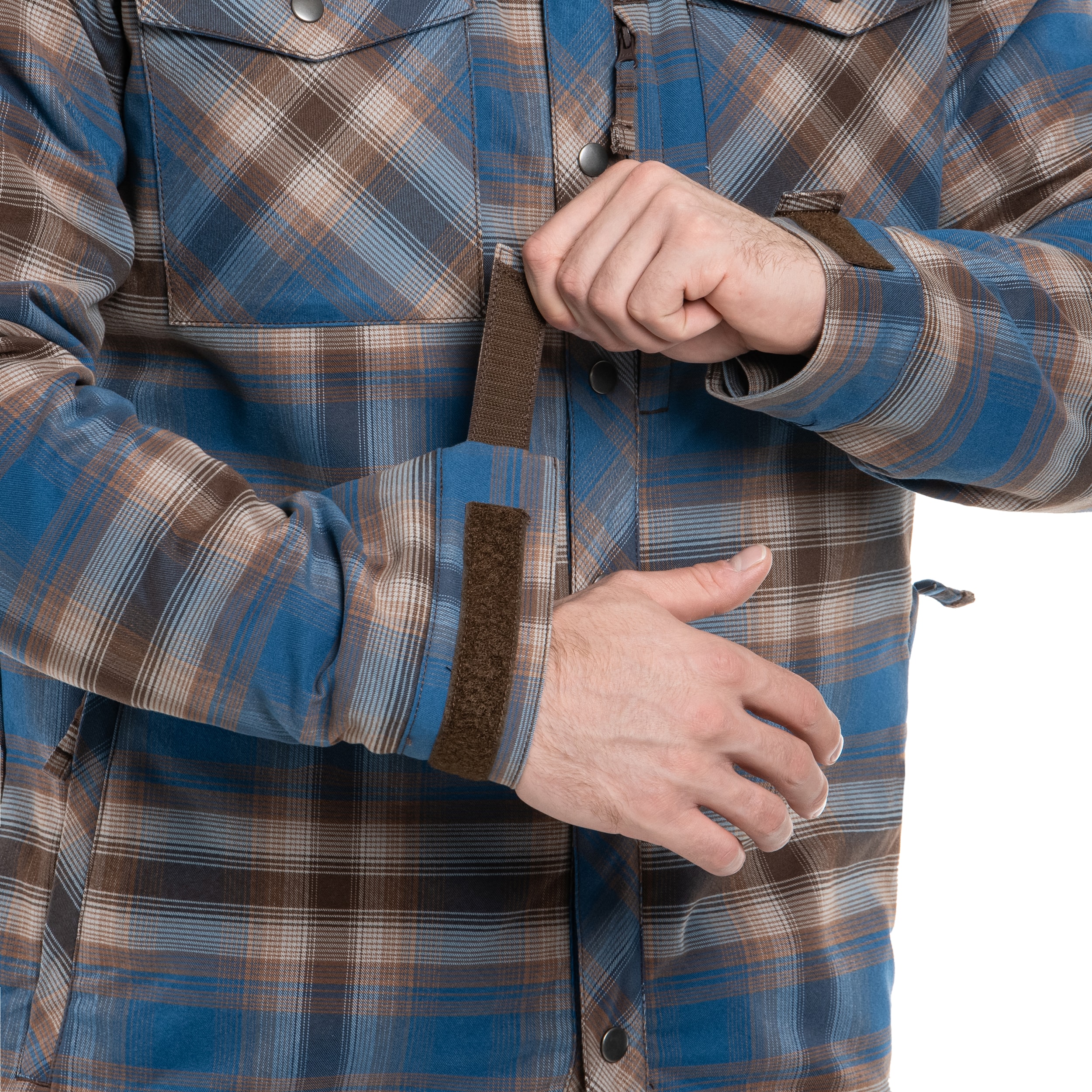 Сорочка Helikon-Tex Winter Warden Long Sleeve - Forest Blue Plaid