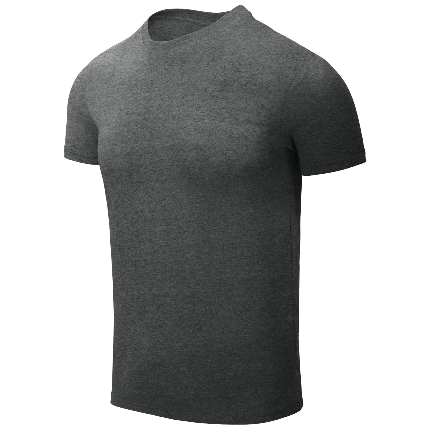 Футболка T-Shirt Helikon з органічної бавовни Slim - Black/Grey Melange 