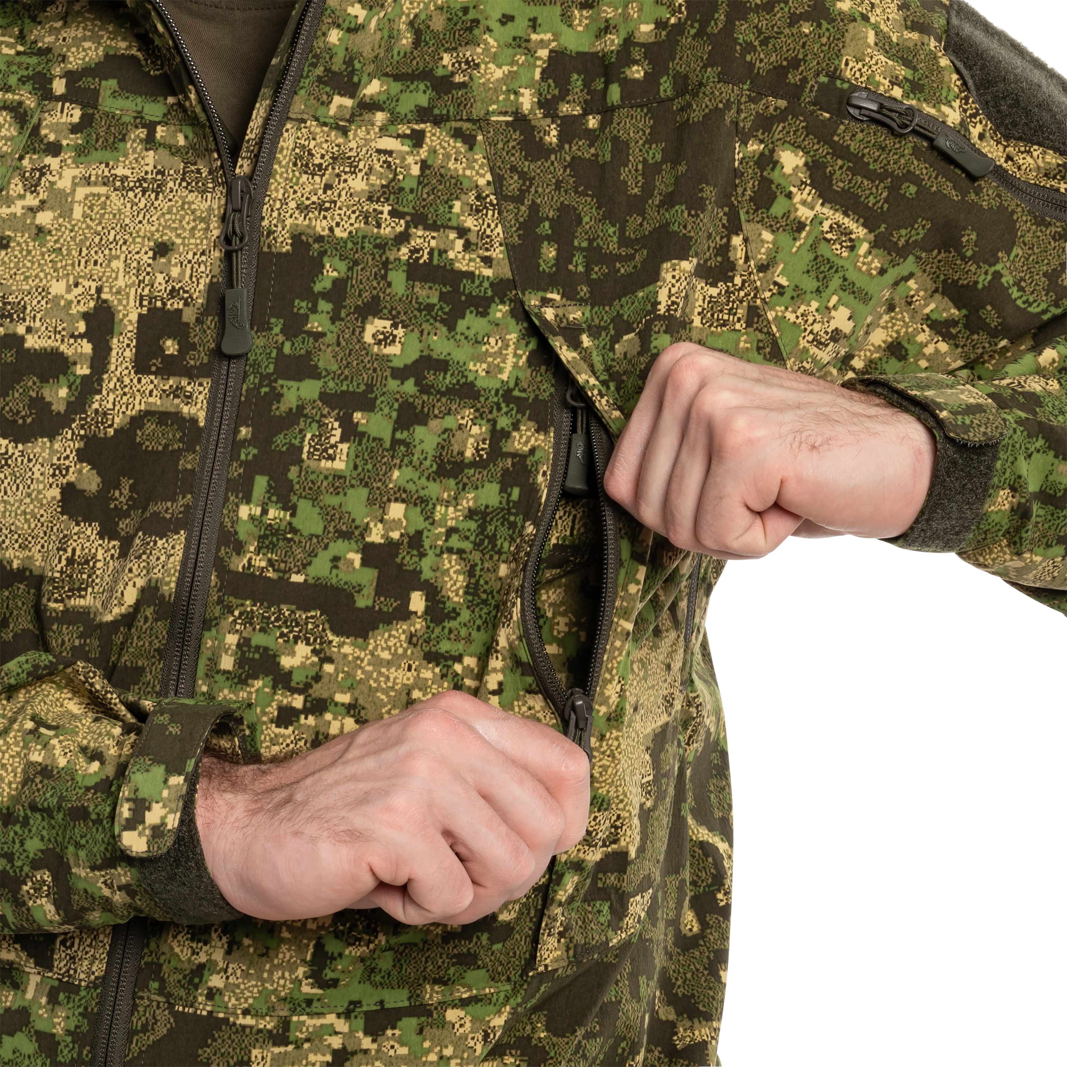 Куртка Helikon Trooper StormStretch Softshell MK2 - Pencott Wildwood