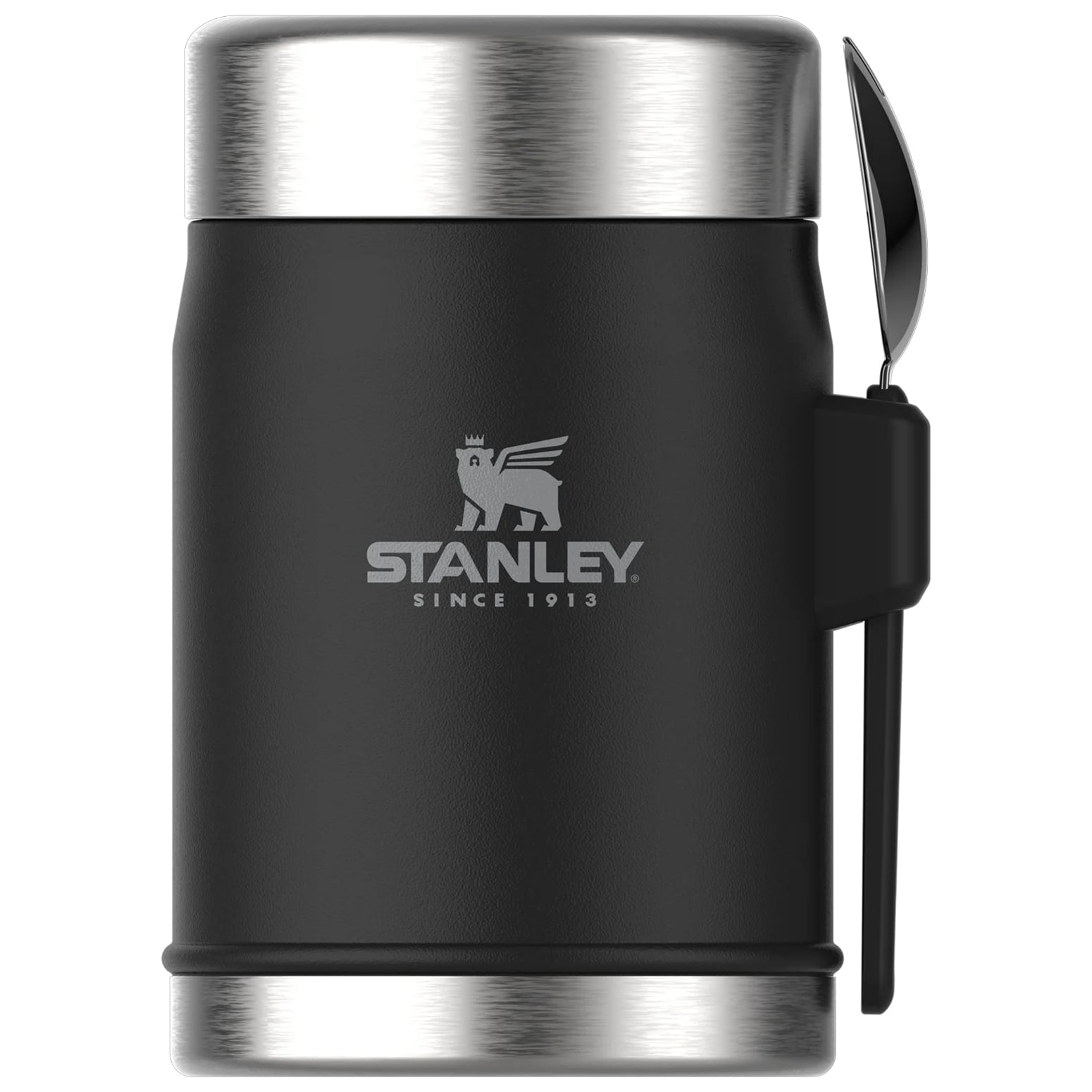 Термос для їжі Stanley Legendary 400 мл зі столовим прибором - Matte Black Pebble