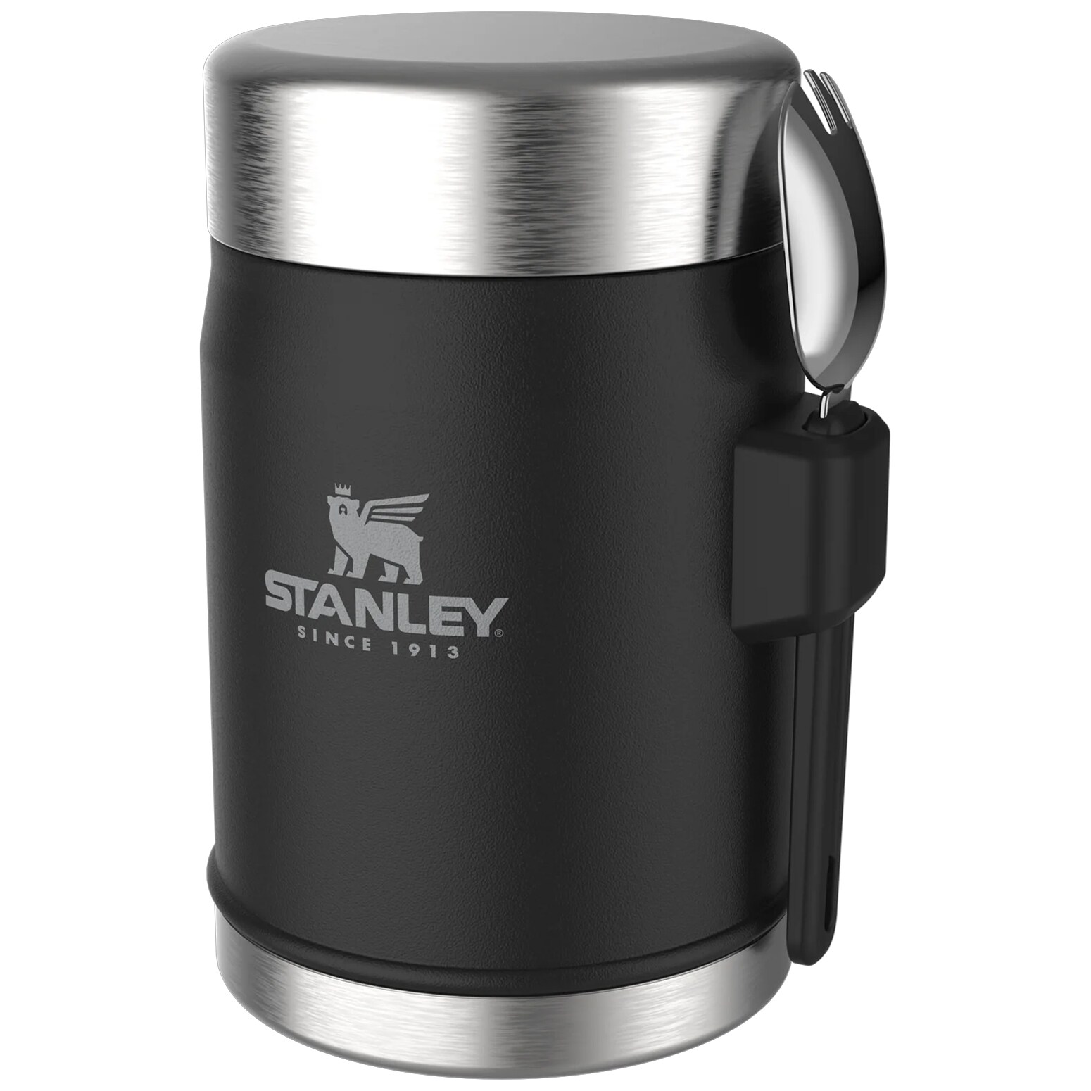 Термос для їжі Stanley Legendary 400 мл зі столовим прибором - Matte Black Pebble