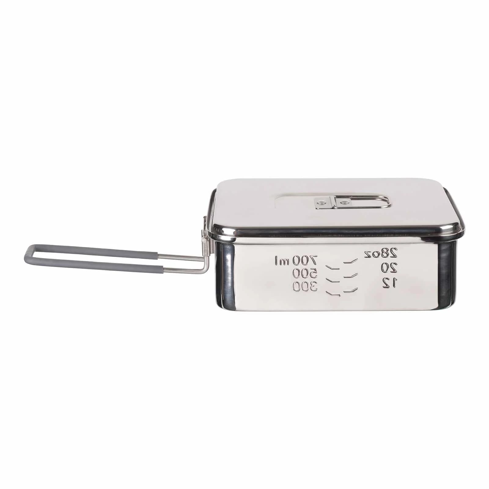 Туристична каструля з кришкою Esbit Camping Pot stainless - 1200 мл