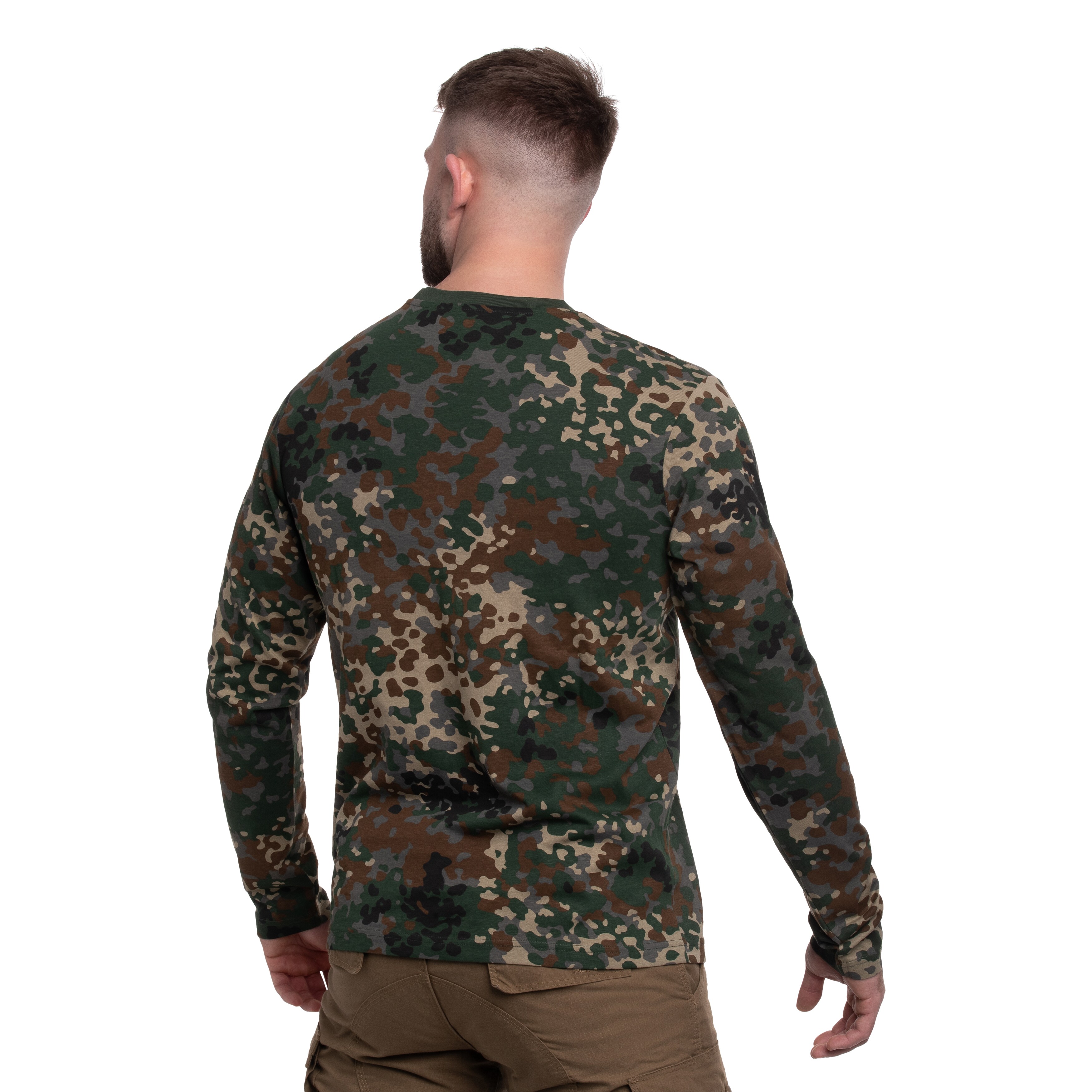 Футболка Brandit Premium Long Sleeve Shirt - Flecktarn