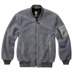 Куртка Brandit MA1 Sherpa Jacket - Anthracite