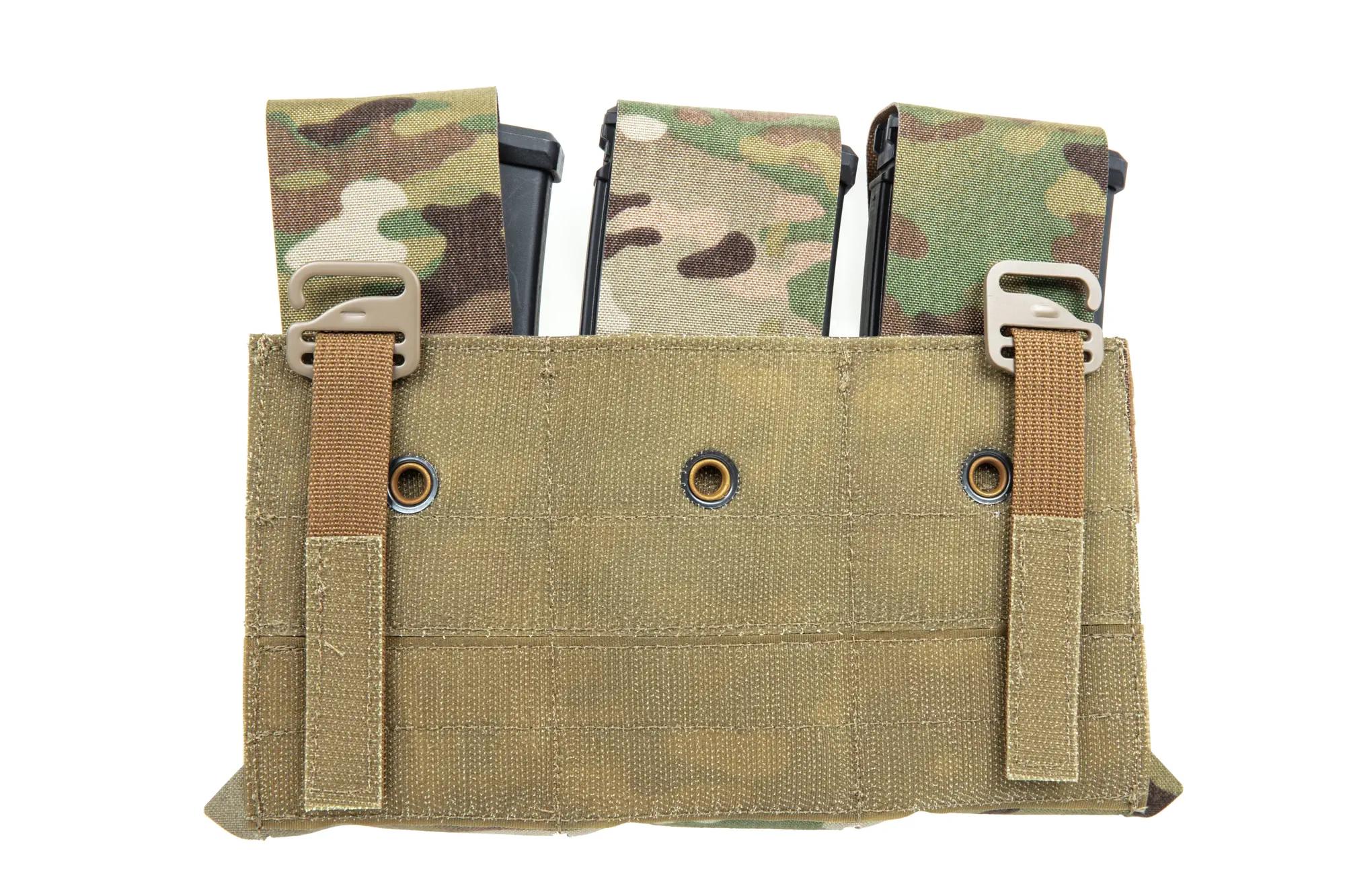 Панель PEW Tactical з потрійним підсумком для магазинів - MultiCam