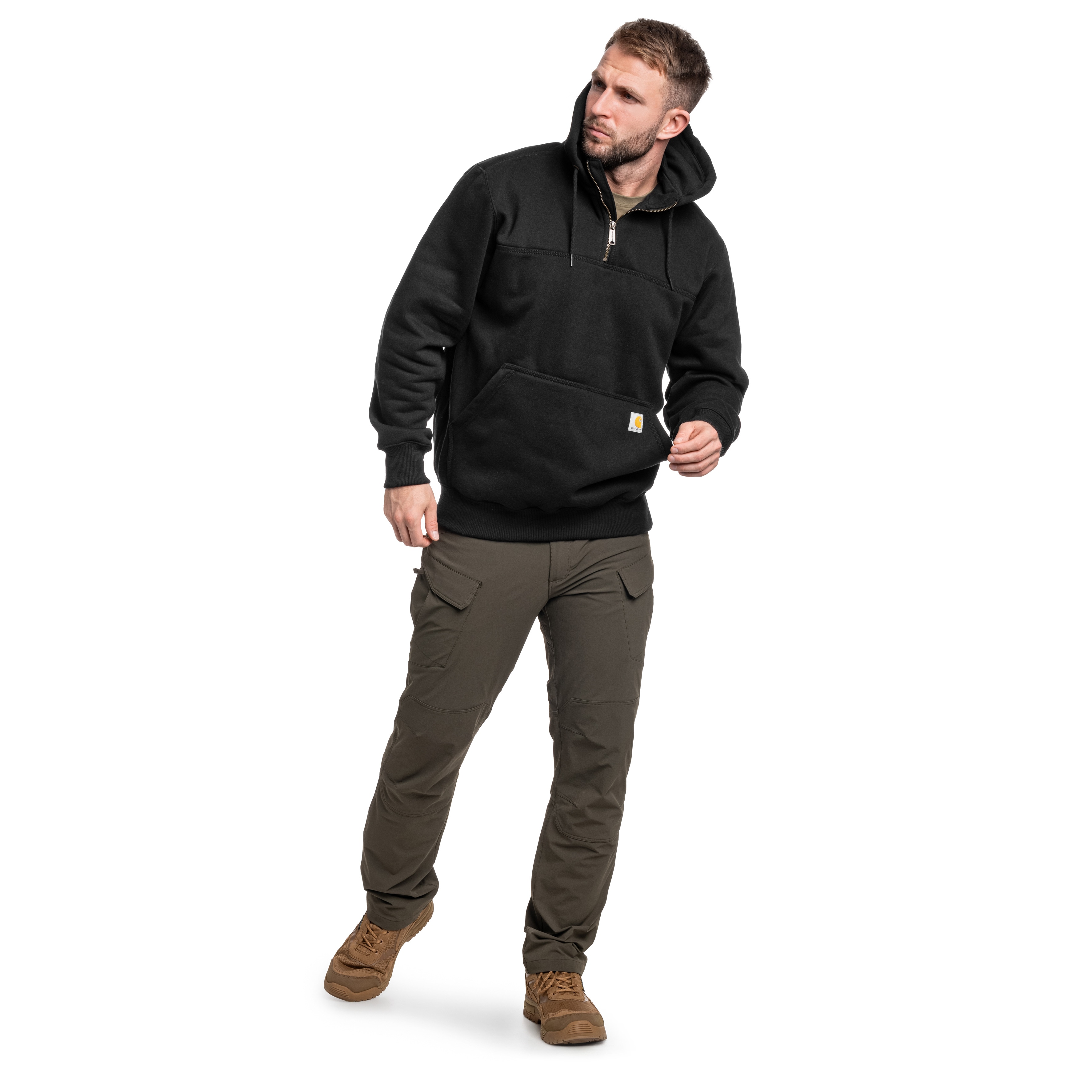 Кофта Carhartt Rain Defender Heavyweight Half Zip - Black