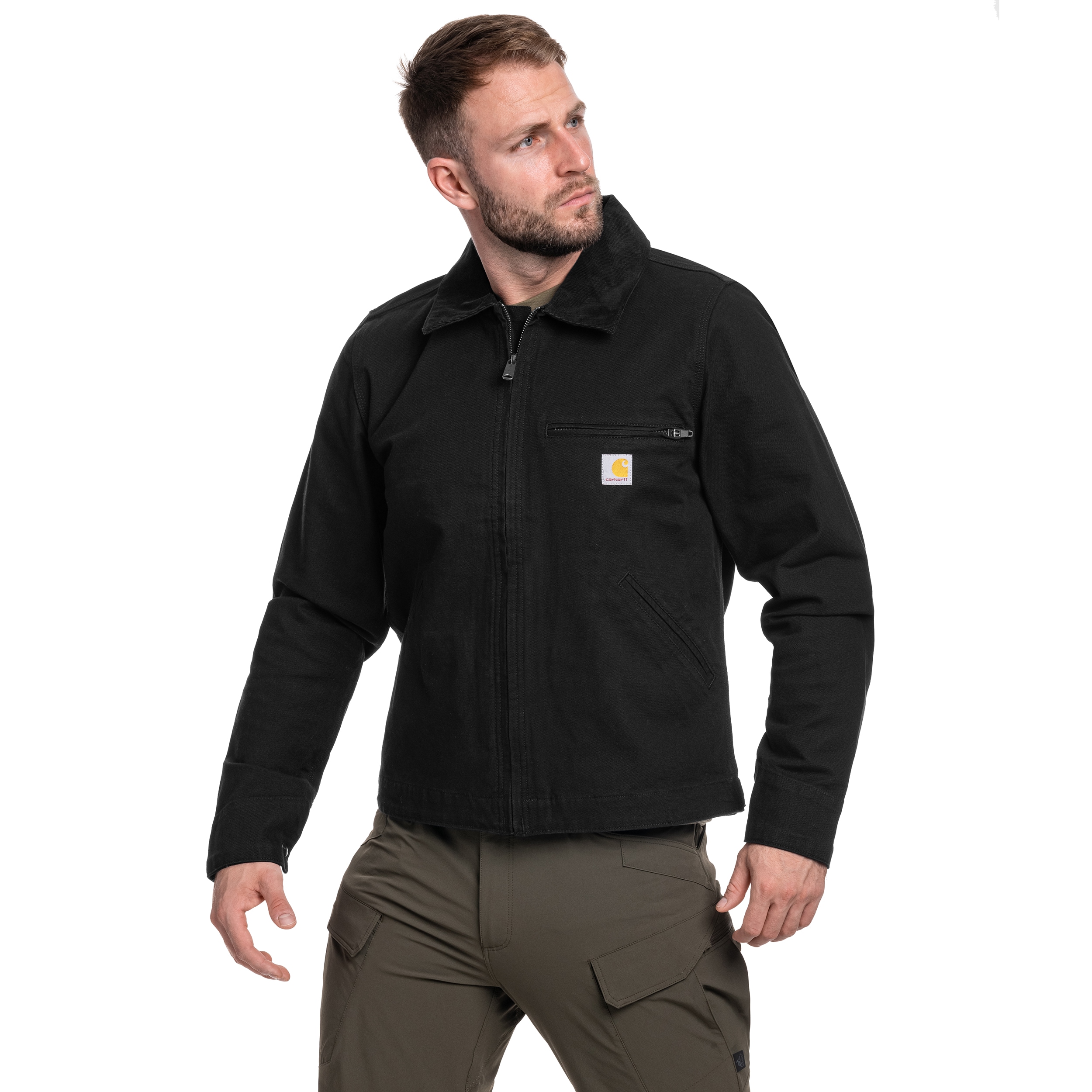 Куртка Carhartt Rugged Flex Duck Detroit - Black