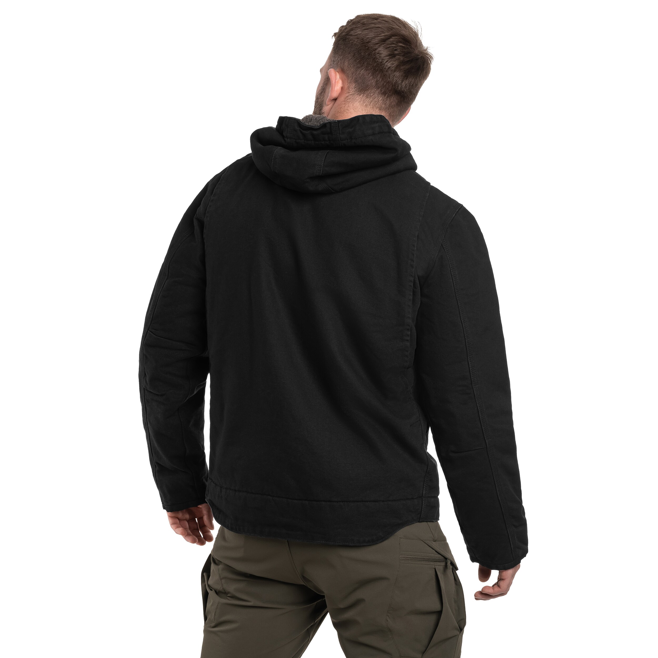 Куртка Carhartt Washed Duck Sherpa Lined - Black