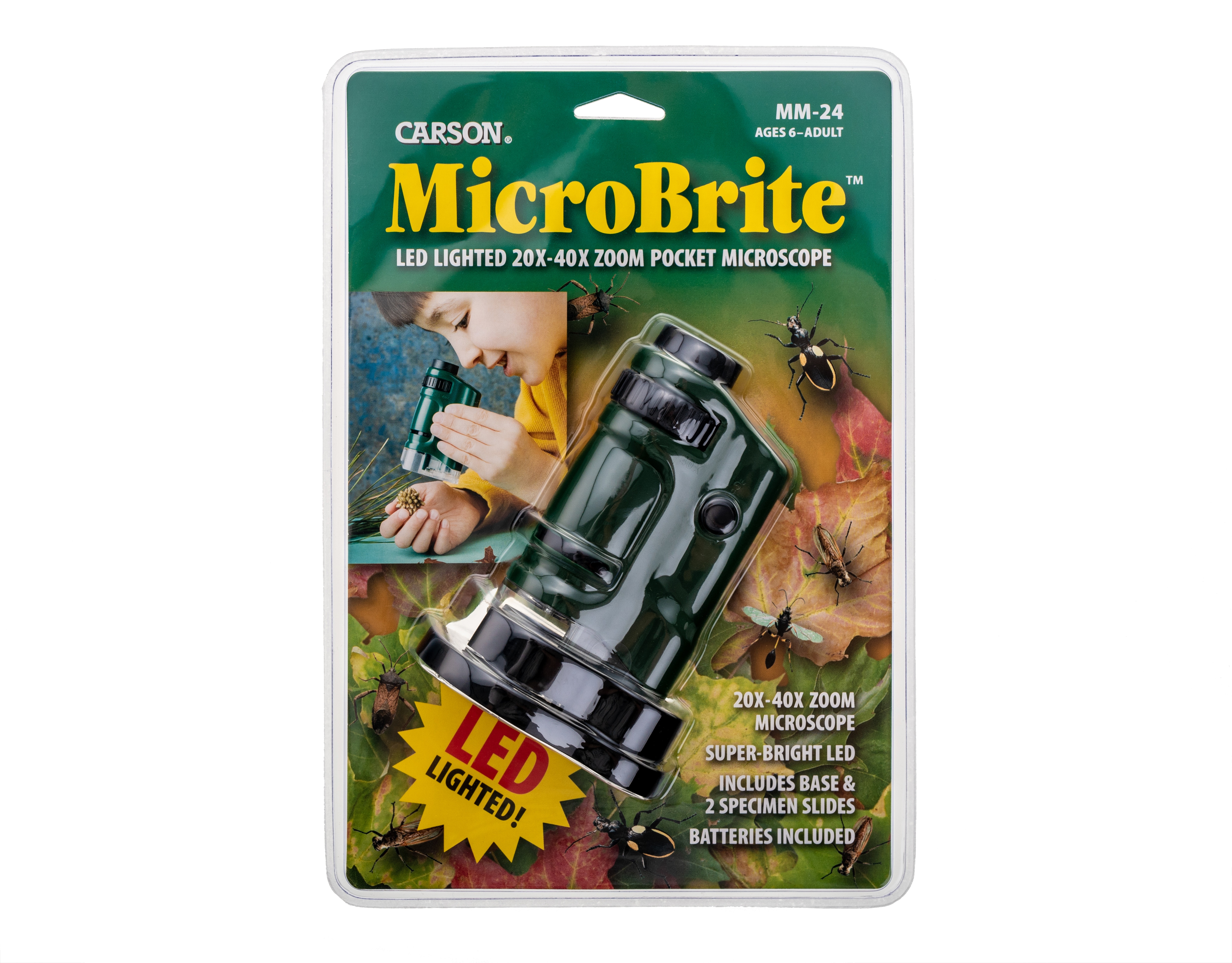 Кишеньковий мікроскоп Carson MicroBrite 20-40x