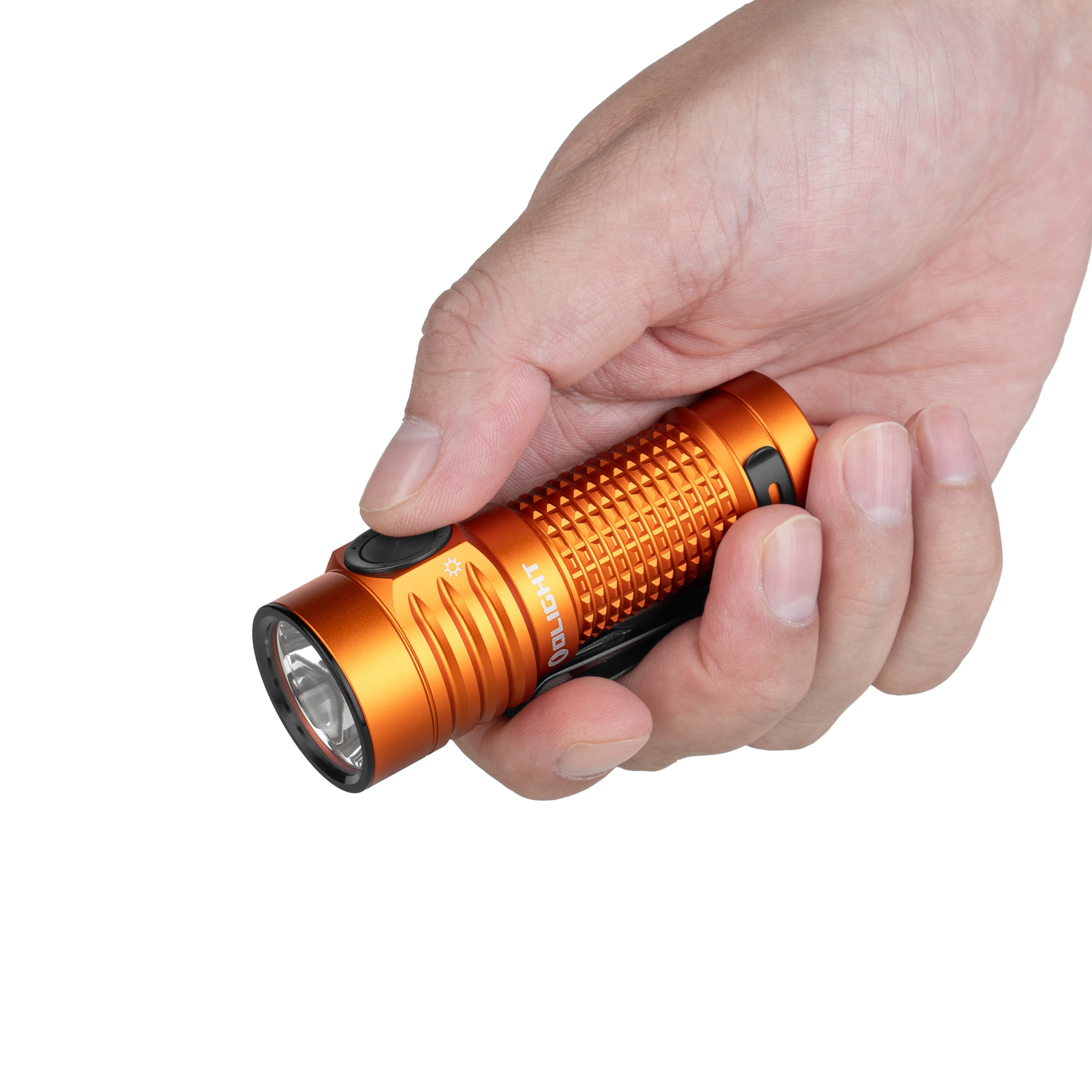 Акумуляторний ліхтарик Olight Baton Turbo Orange - 1000 люменів